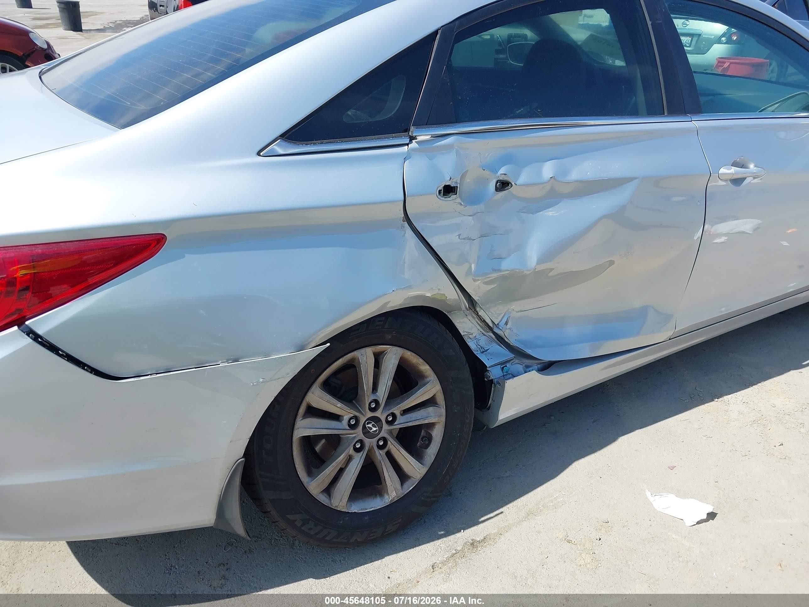 2013 Hyundai Sonata Gls Серебряный vin: 5NPEB4AC5DH574960