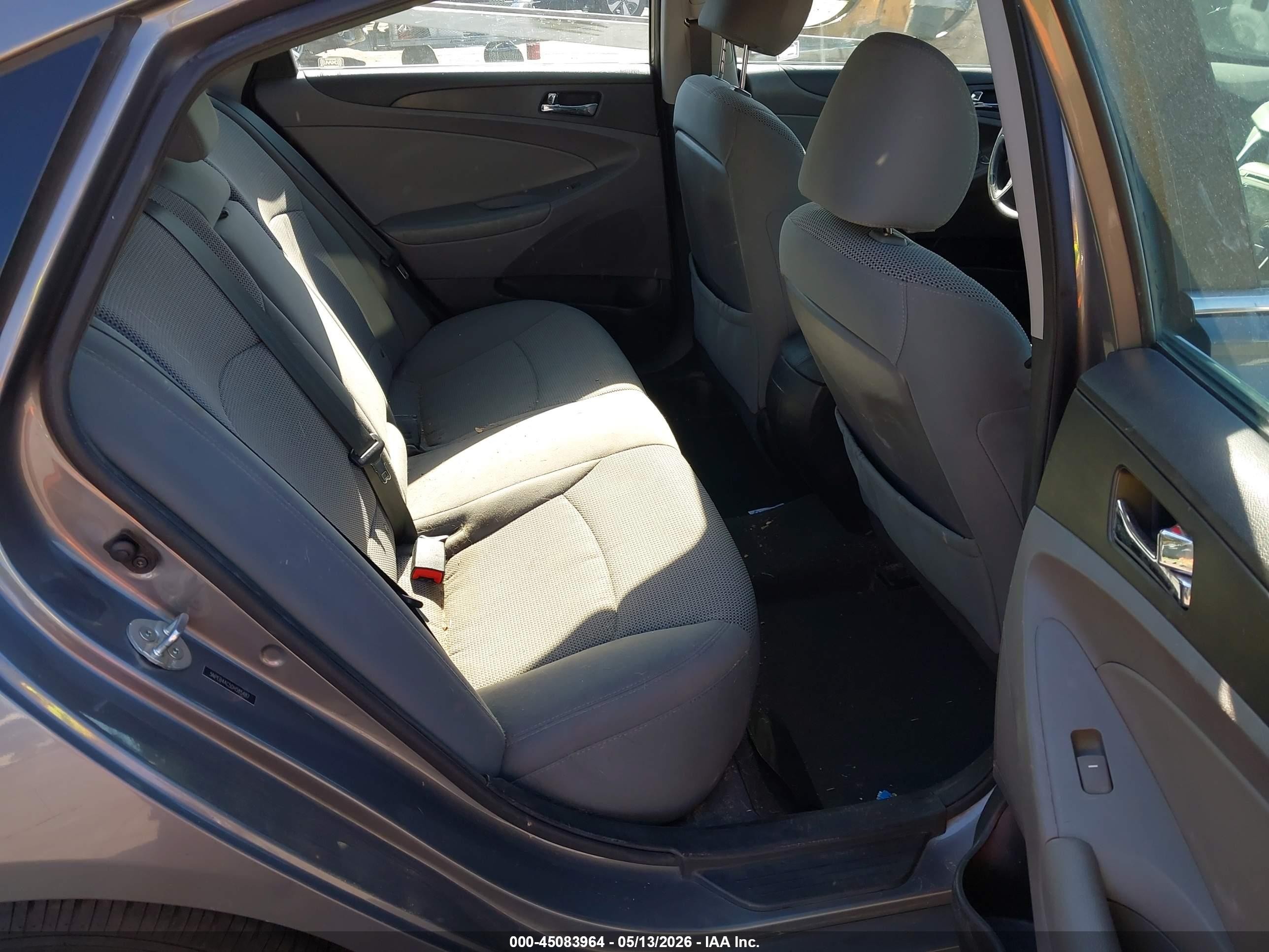 2013 Hyundai Sonata Gls Gray vin: 5NPEB4AC5DH585487