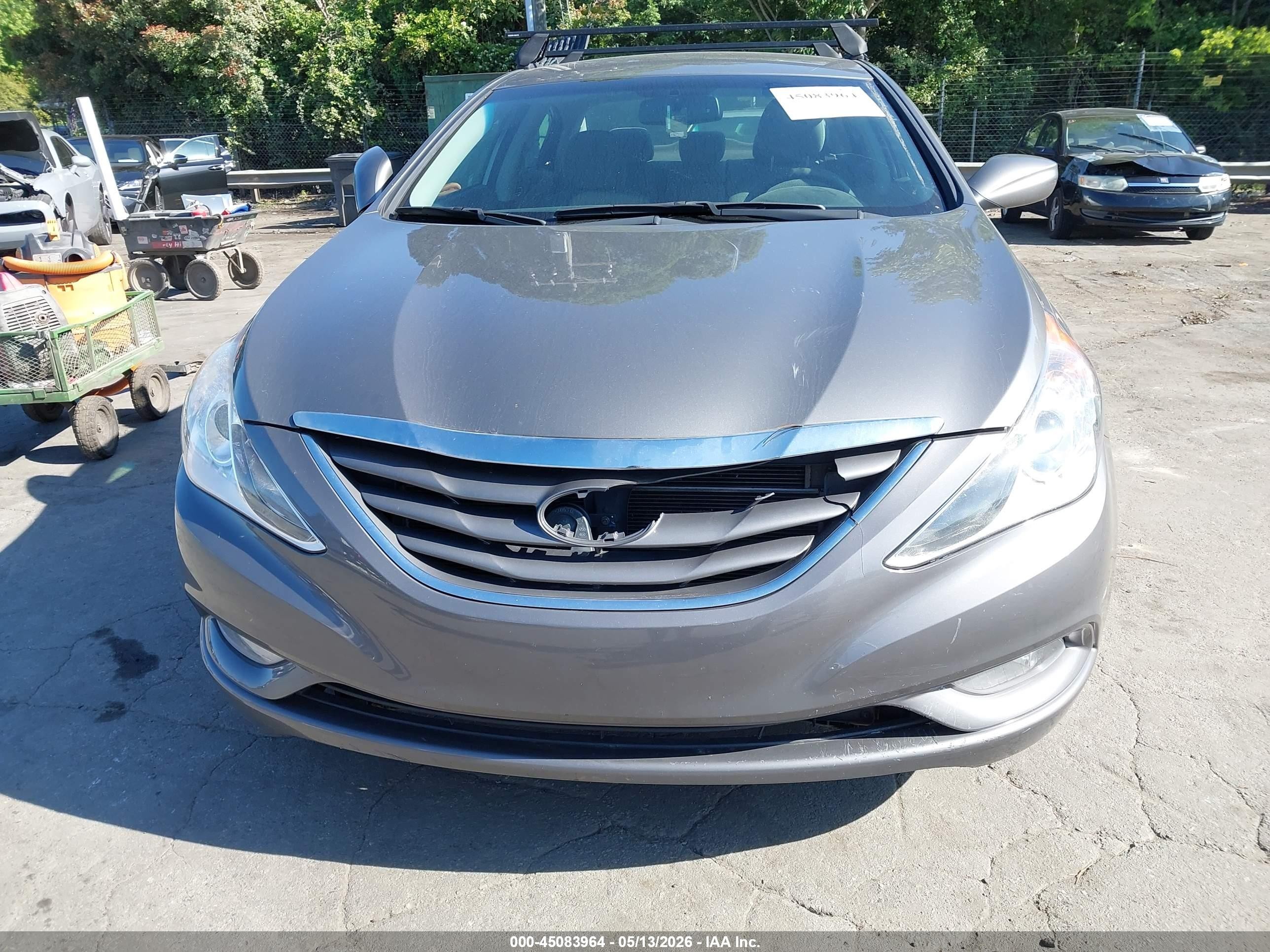 2013 Hyundai Sonata Gls Gray vin: 5NPEB4AC5DH585487