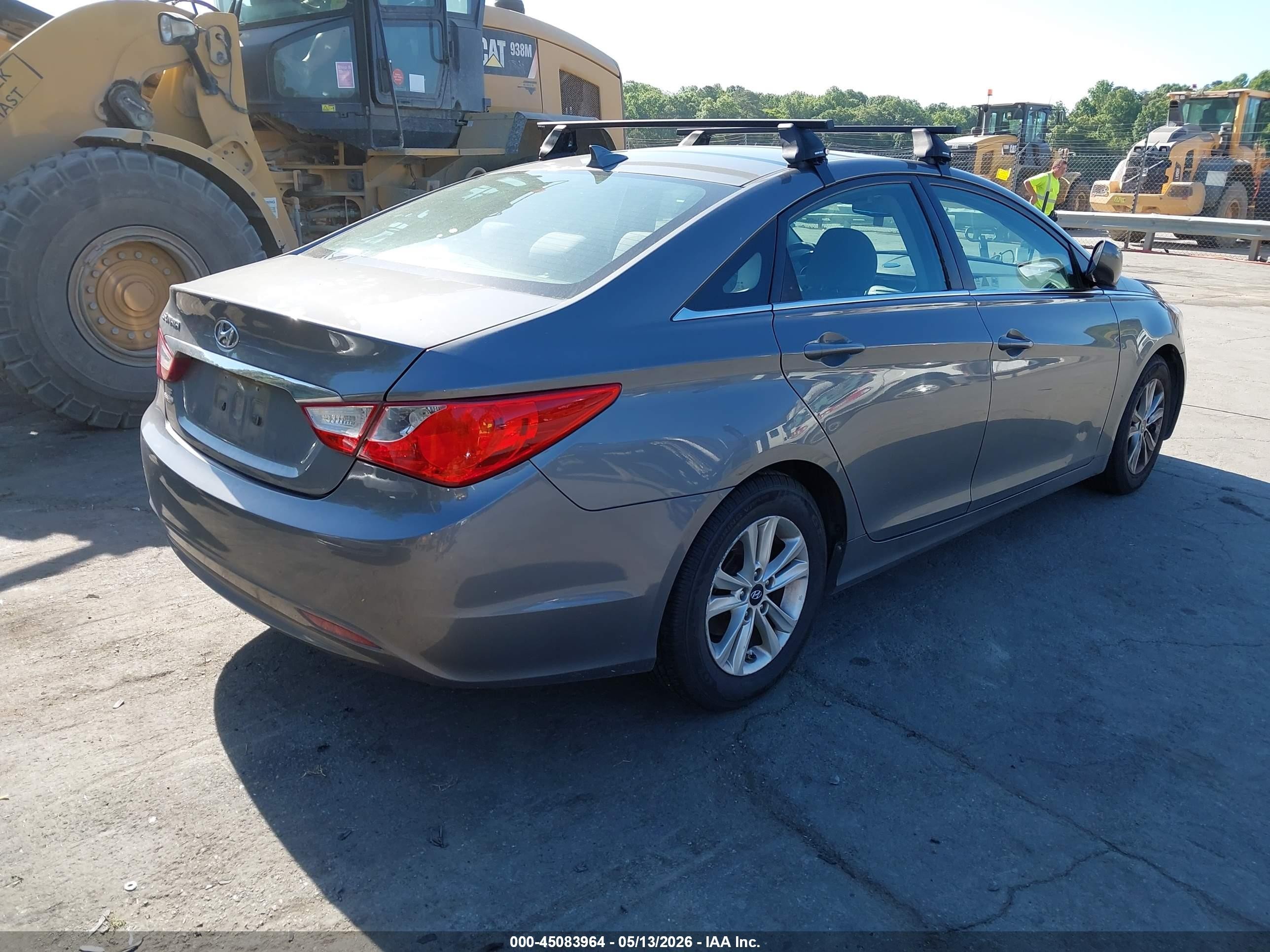 2013 Hyundai Sonata Gls Gray vin: 5NPEB4AC5DH585487