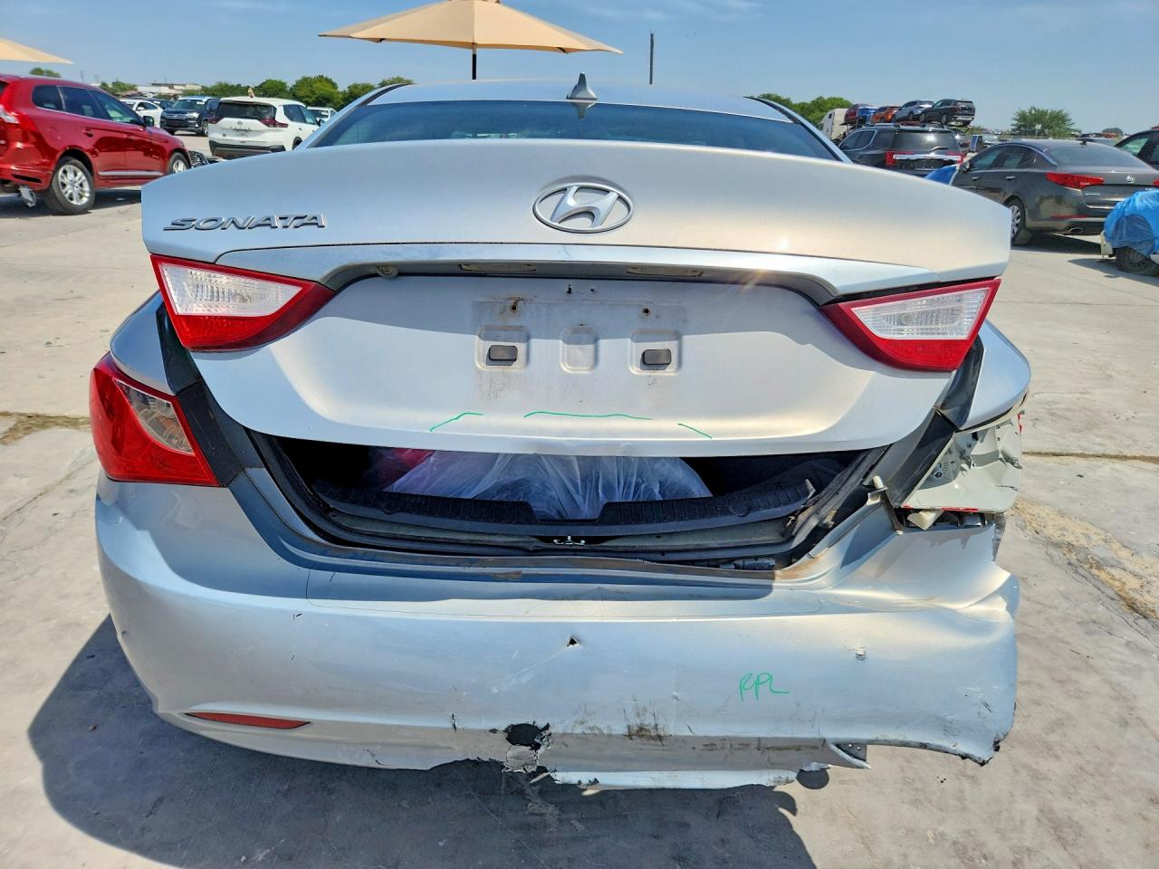 2013 Hyundai Sonata Gls Silver vin: 5NPEB4AC5DH586235