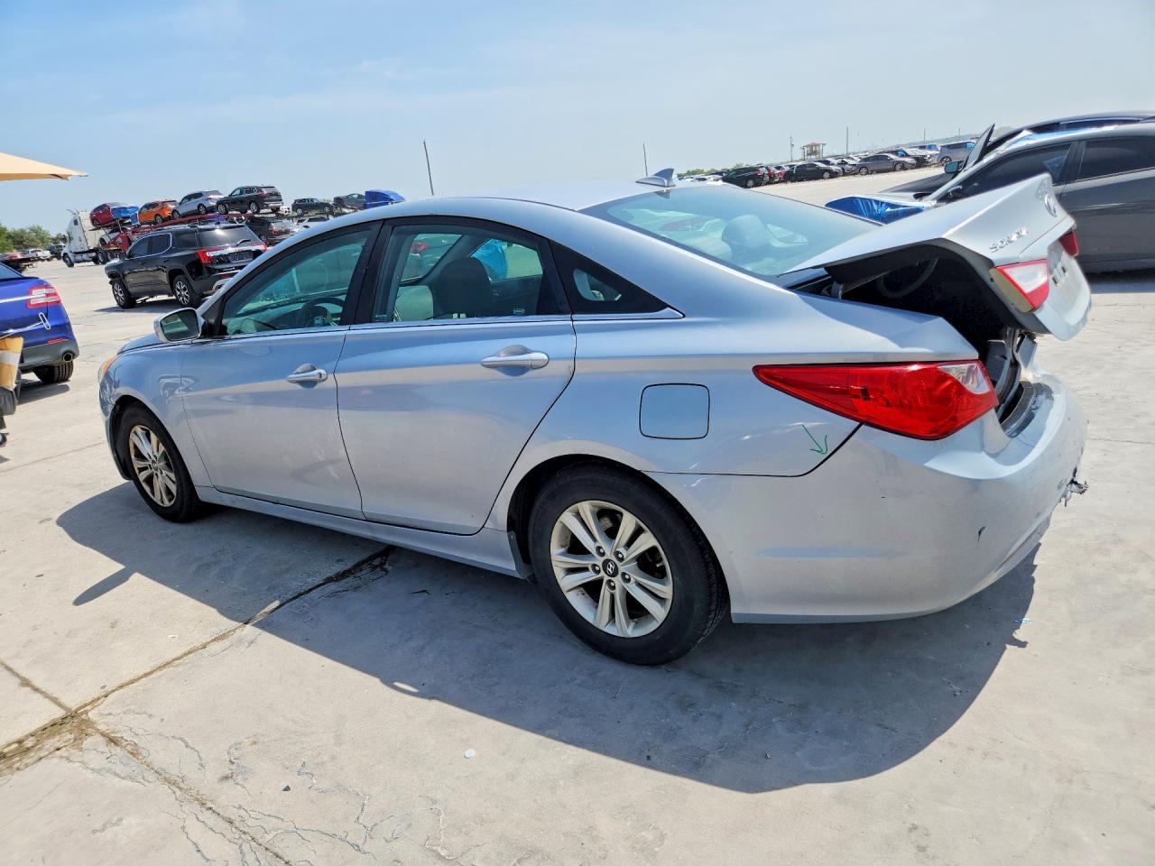 2013 Hyundai Sonata Gls Silver vin: 5NPEB4AC5DH586235