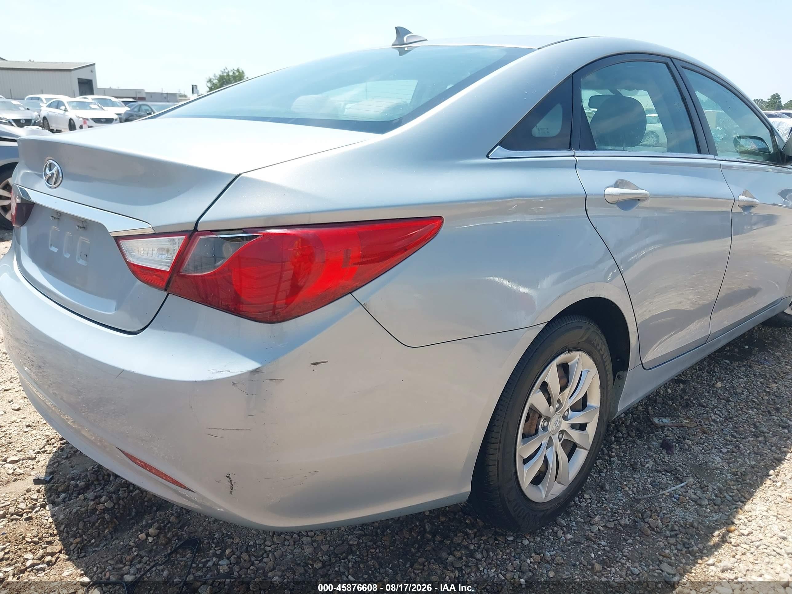 2013 Hyundai Sonata Gls Серый vin: 5NPEB4AC5DH586252