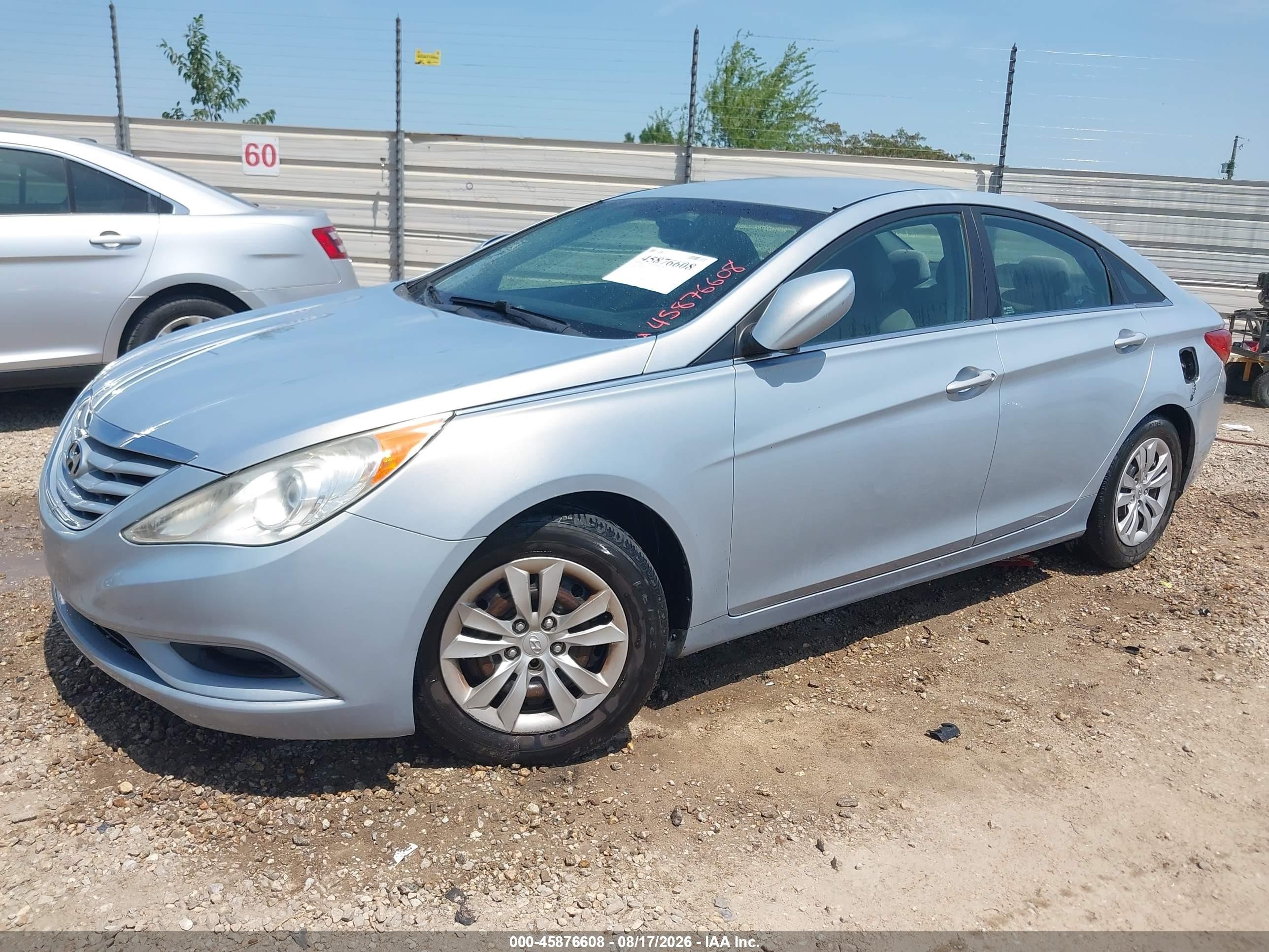 2013 Hyundai Sonata Gls Серый vin: 5NPEB4AC5DH586252