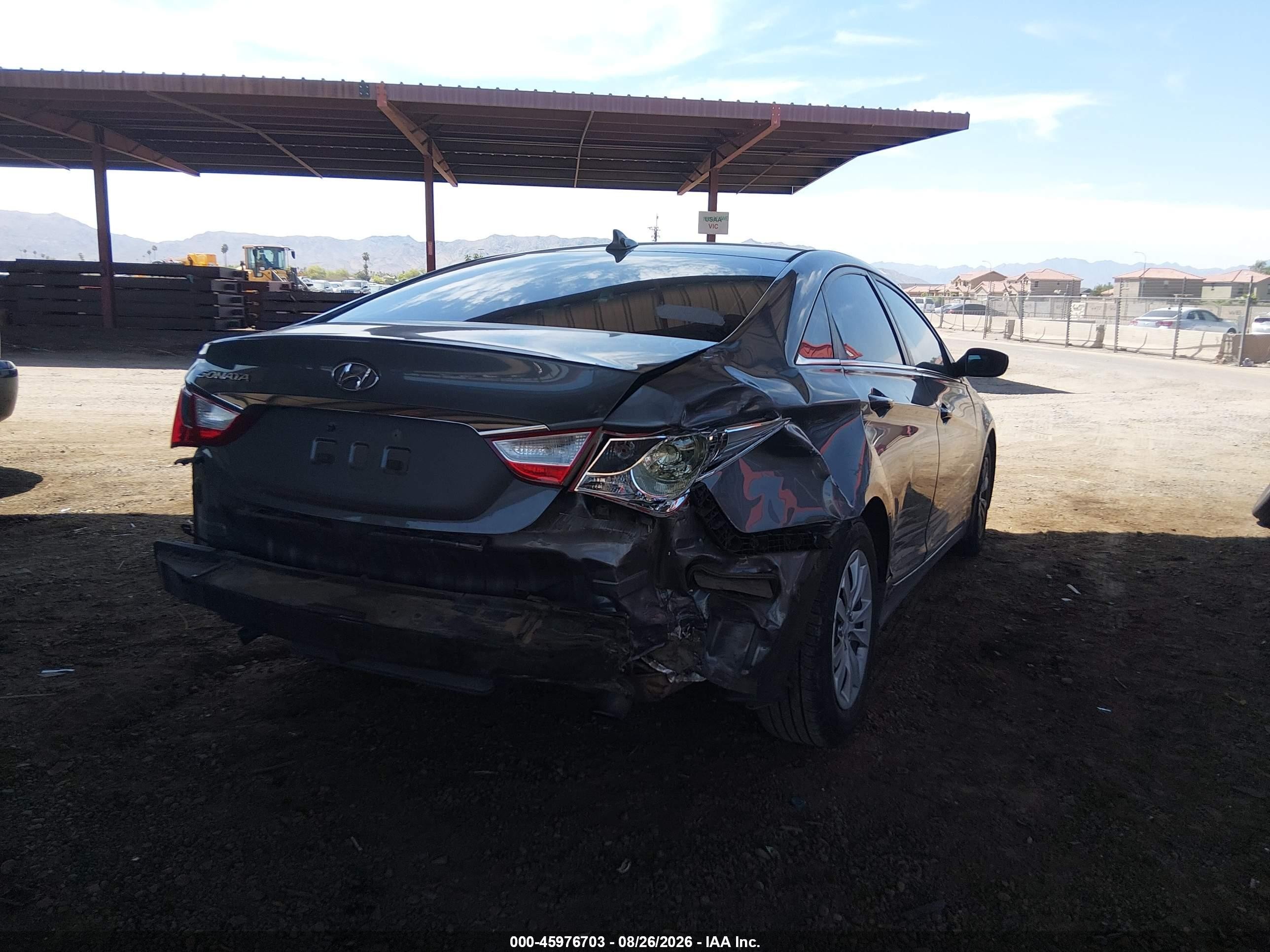 2013 Hyundai Sonata Gls Gray vin: 5NPEB4AC5DH592620