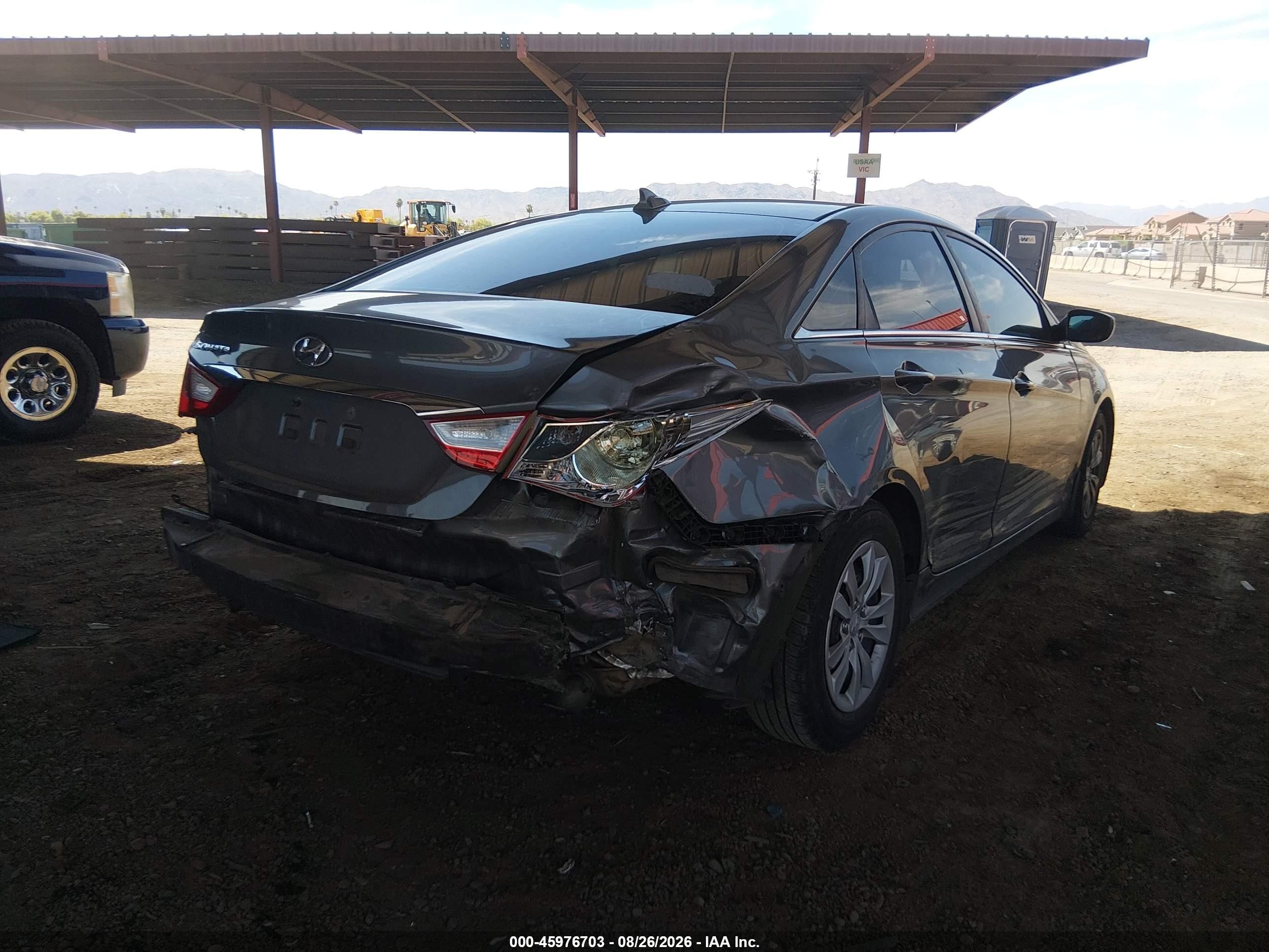 2013 Hyundai Sonata Gls Gray vin: 5NPEB4AC5DH592620