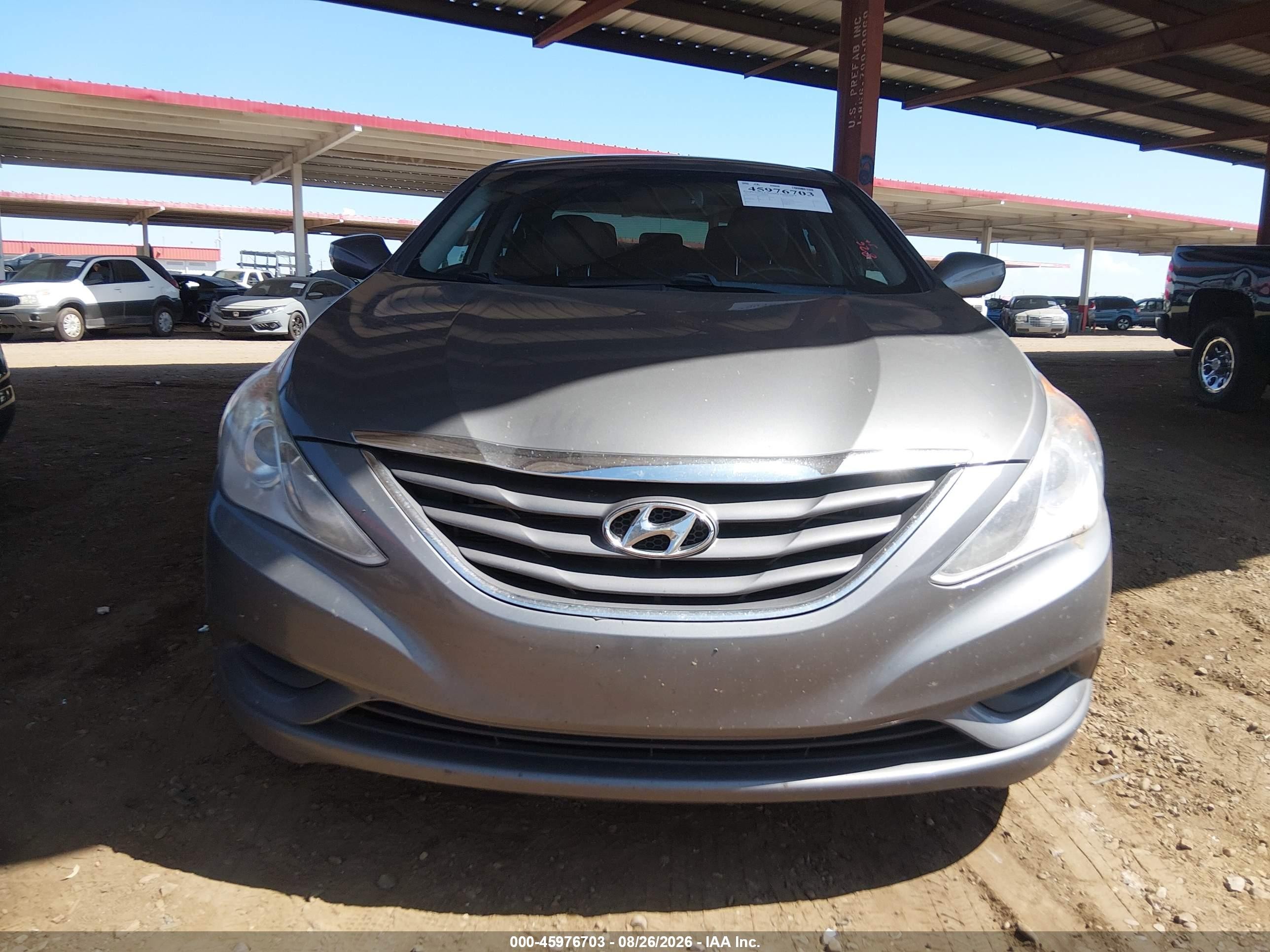 2013 Hyundai Sonata Gls Gray vin: 5NPEB4AC5DH592620