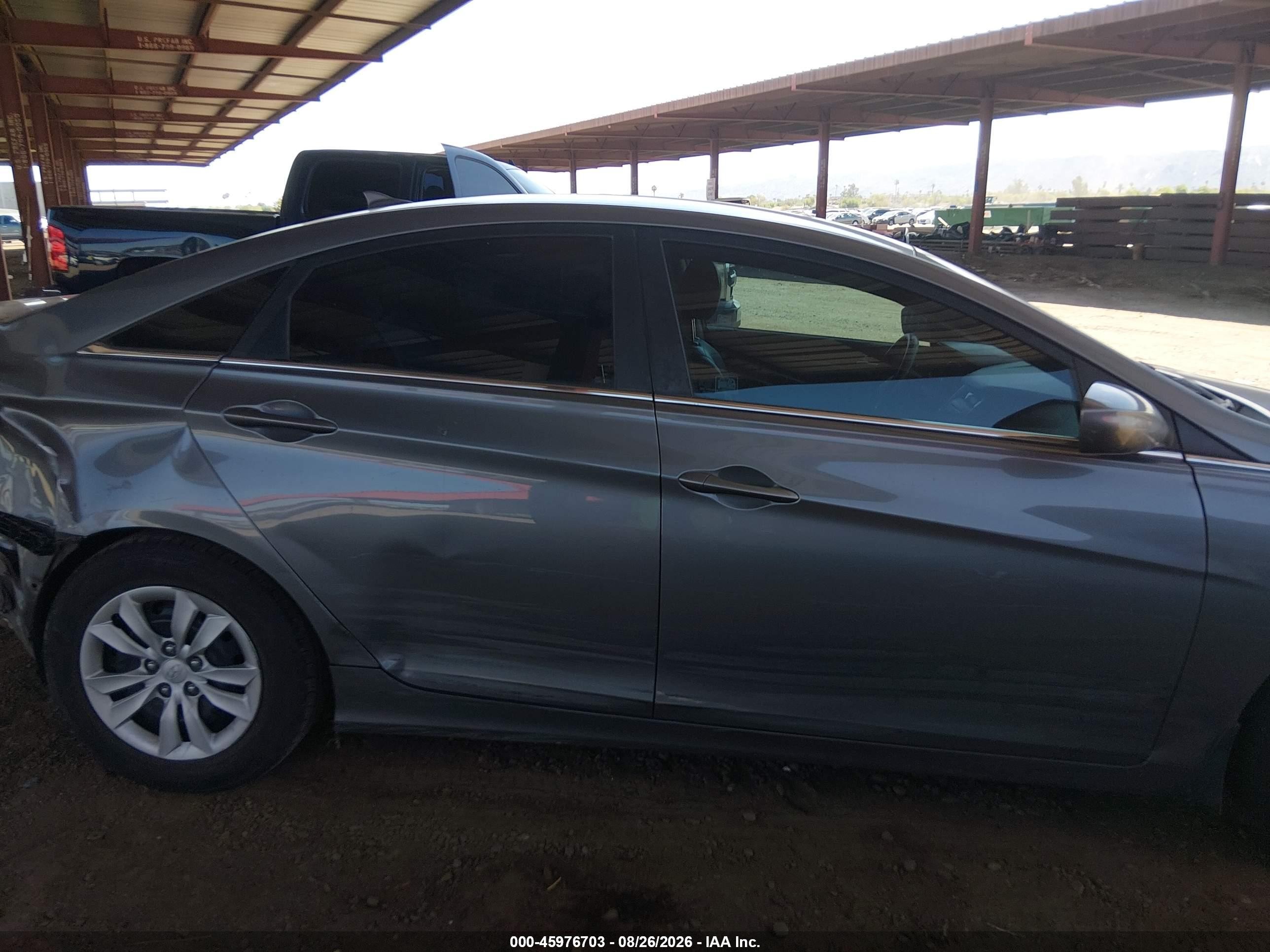 2013 Hyundai Sonata Gls Gray vin: 5NPEB4AC5DH592620
