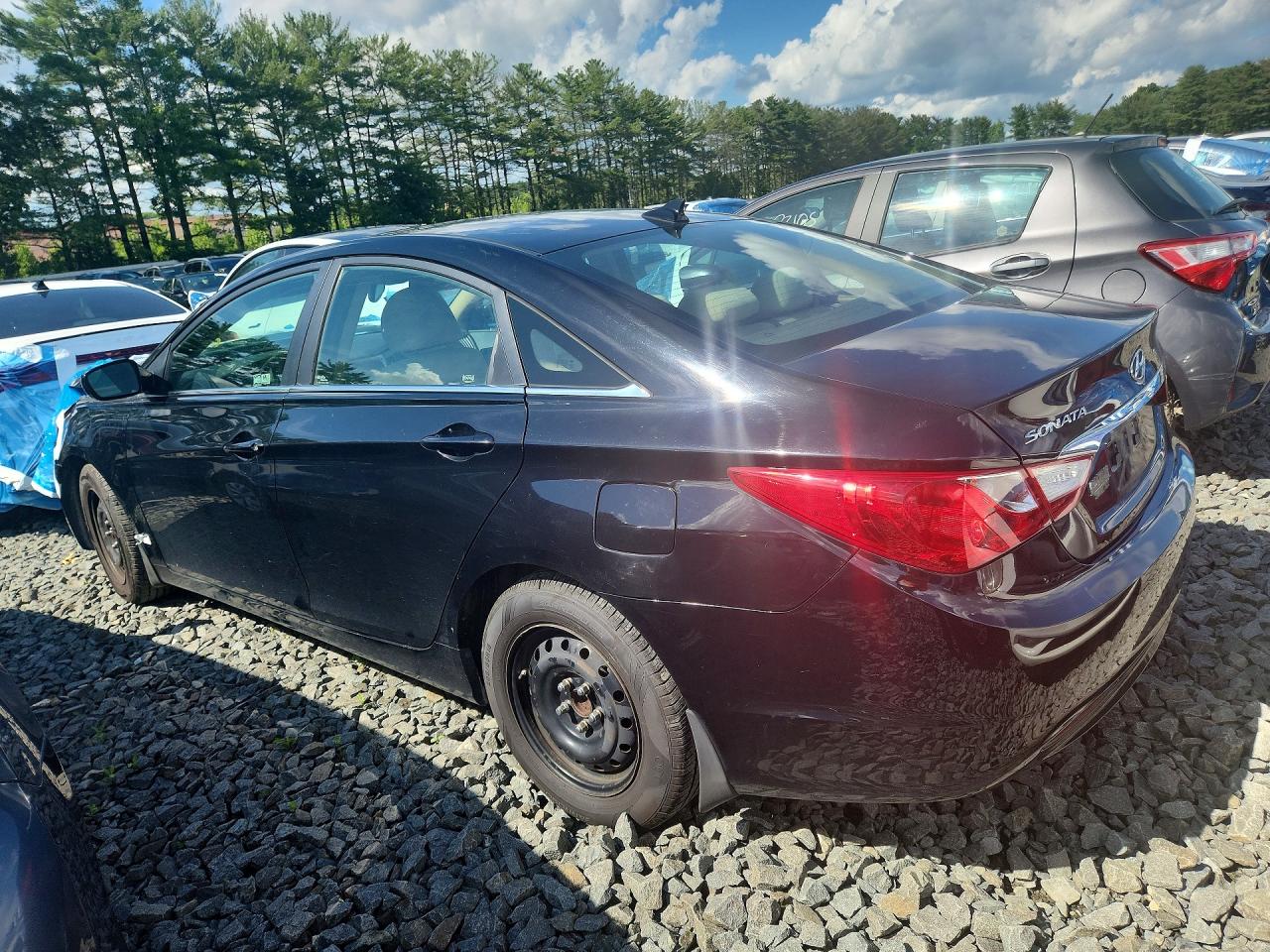 2013 Hyundai Sonata Gls Black vin: 5NPEB4AC5DH612400