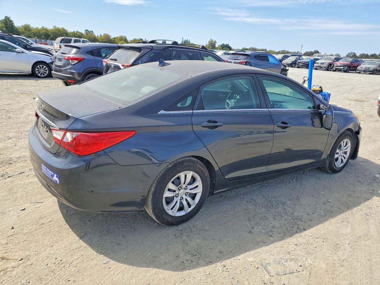 2013 Hyundai Sonata Gls Gray vin: 5NPEB4AC5DH613708
