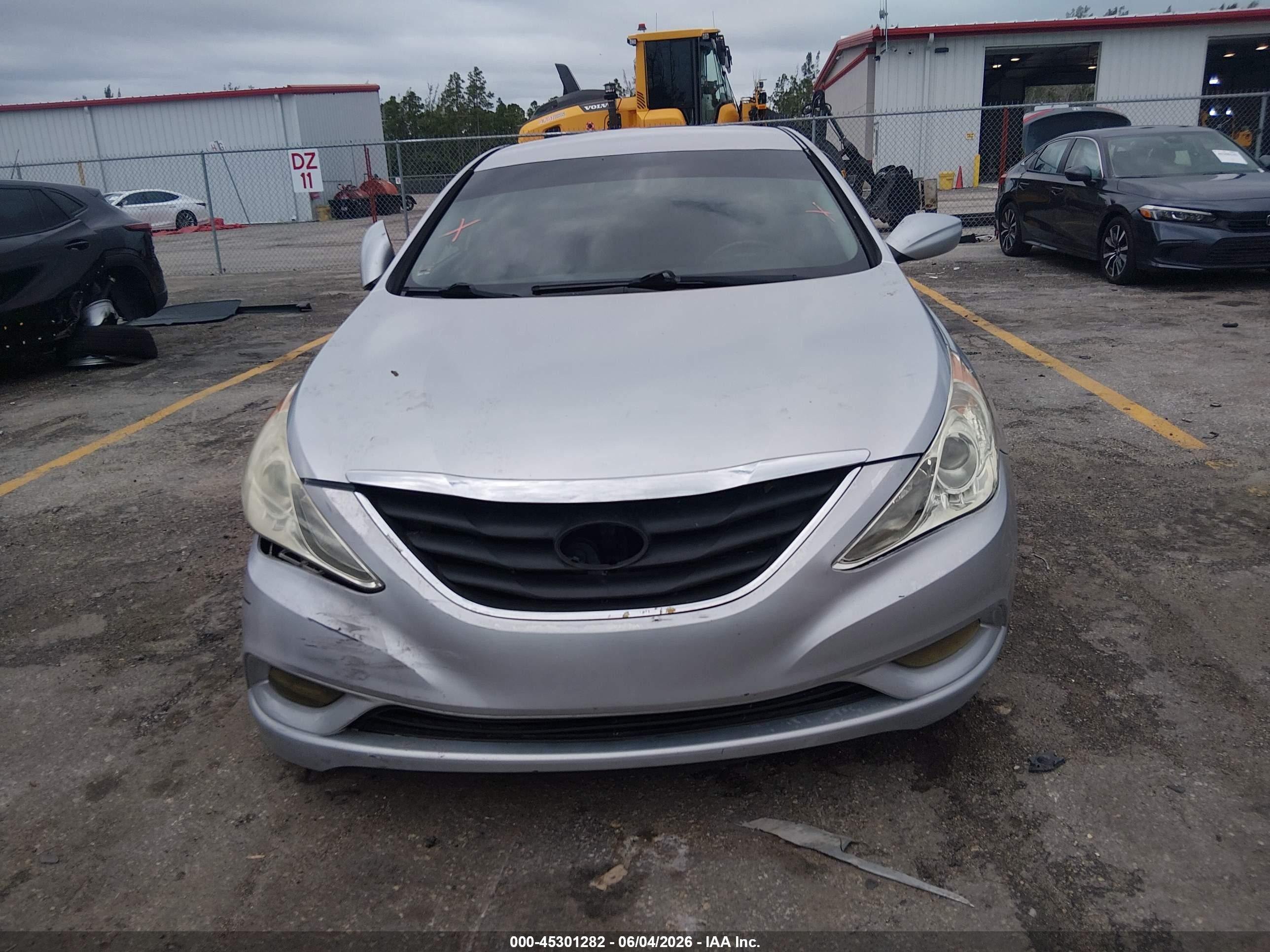 2013 Hyundai Sonata Gls Silver vin: 5NPEB4AC5DH615555