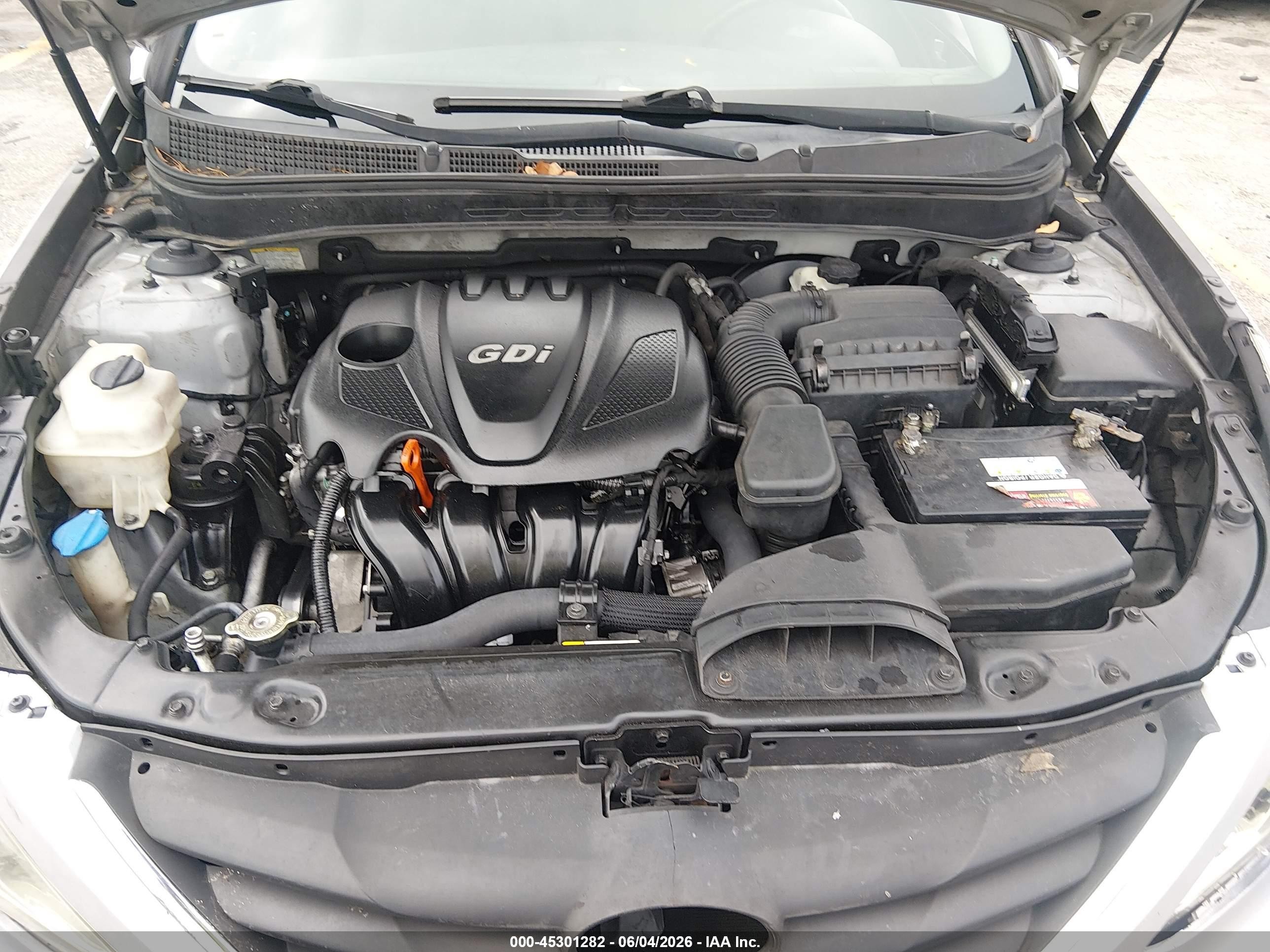 2013 Hyundai Sonata Gls Silver vin: 5NPEB4AC5DH615555
