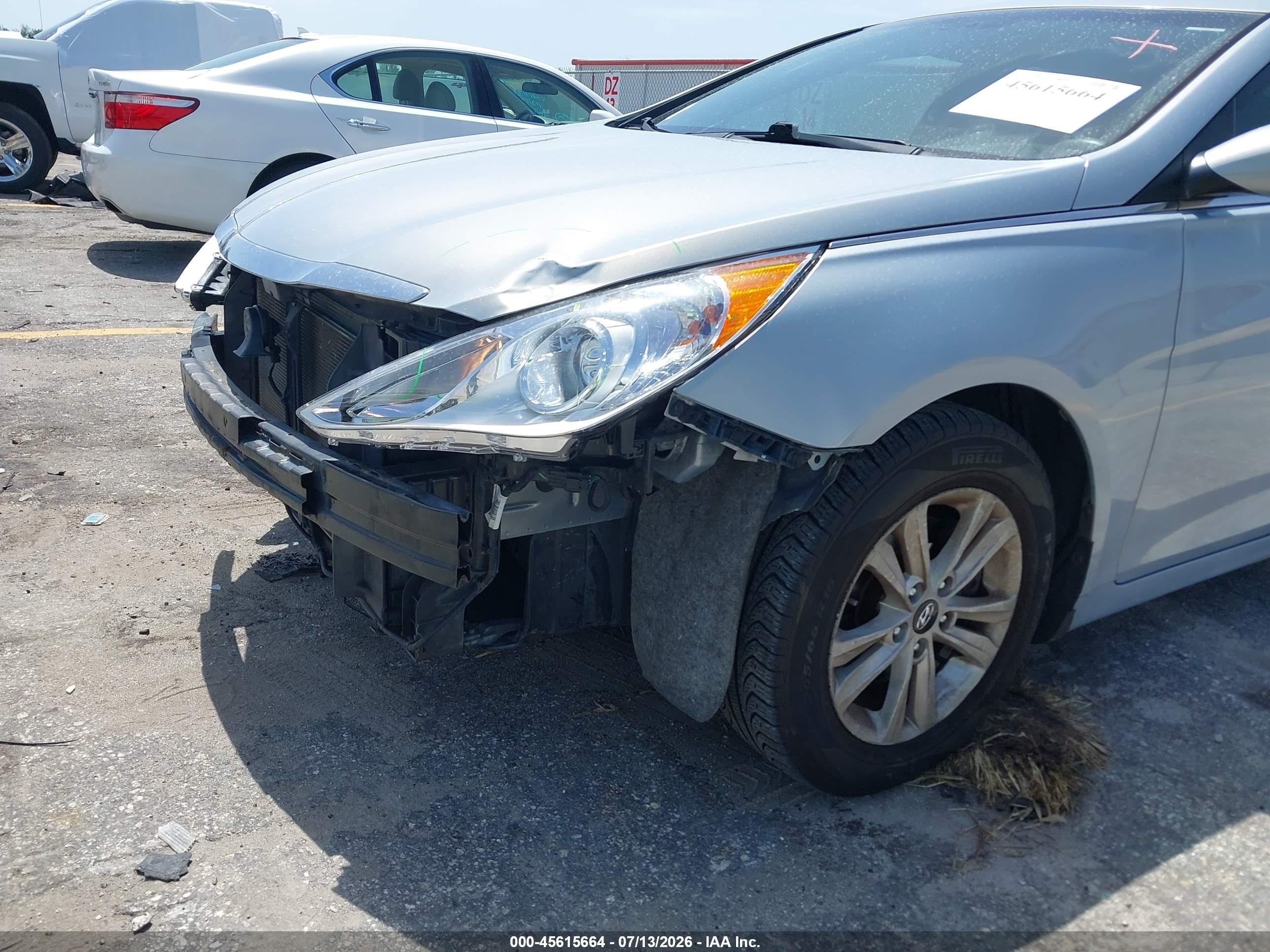 2013 Hyundai Sonata Gls Silver vin: 5NPEB4AC5DH616141