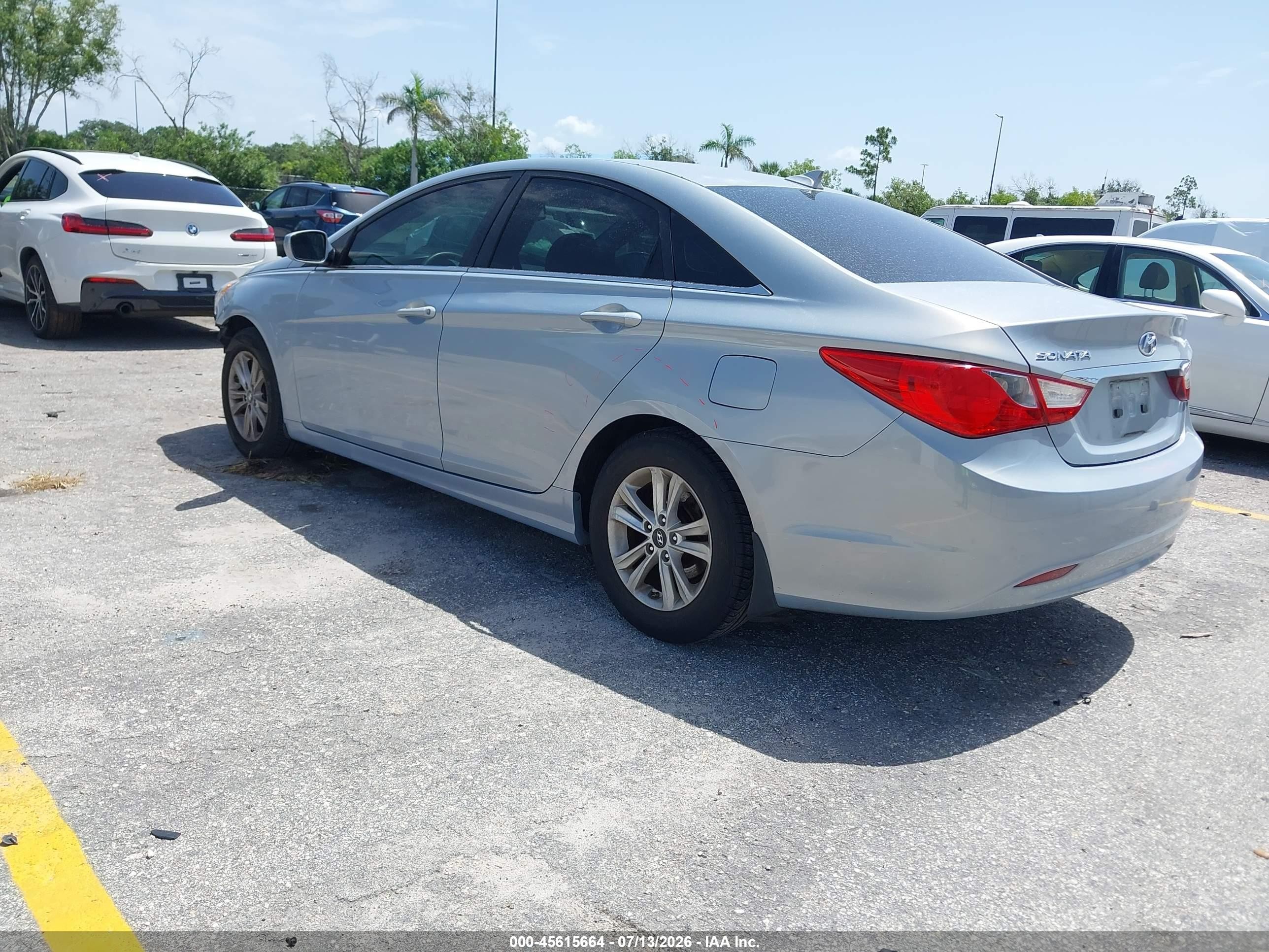 2013 Hyundai Sonata Gls Silver vin: 5NPEB4AC5DH616141