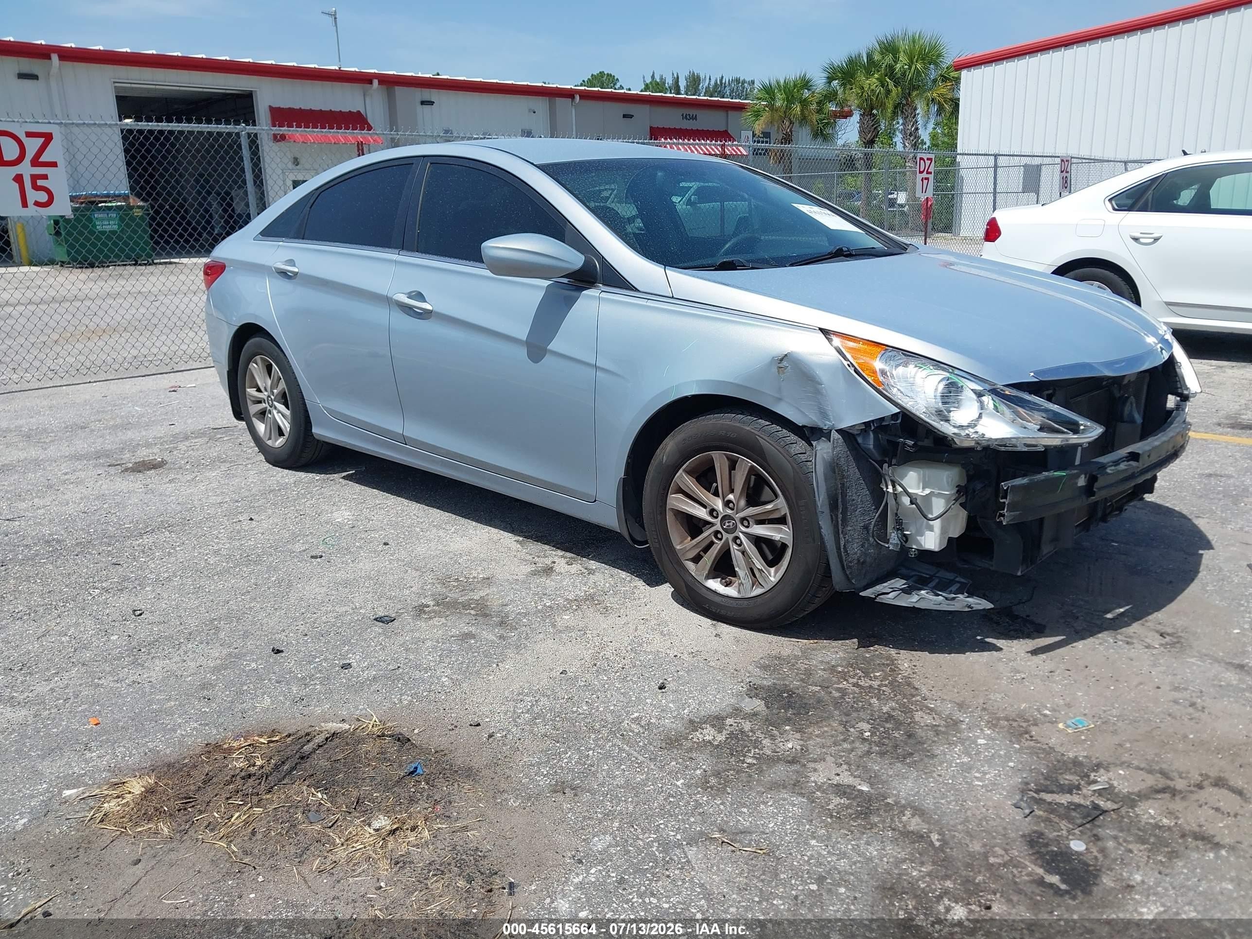 2013 Hyundai Sonata Gls Silver vin: 5NPEB4AC5DH616141