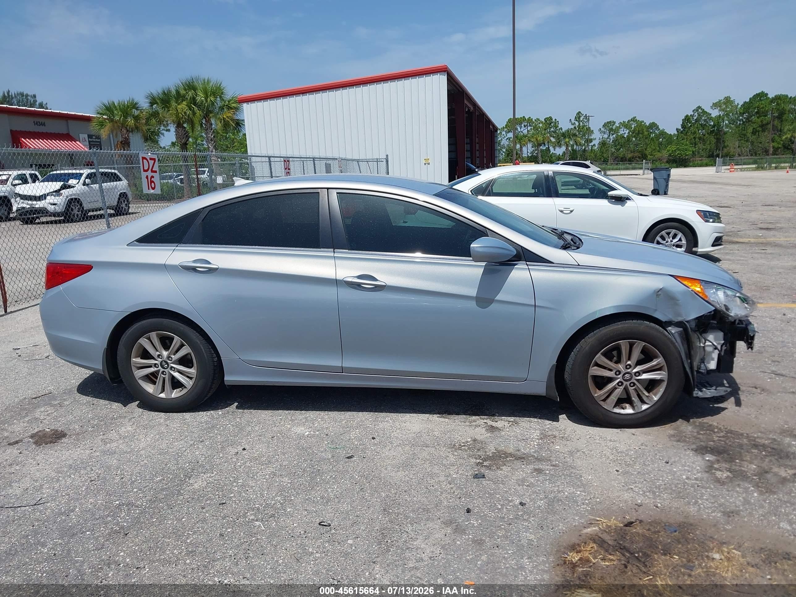 2013 Hyundai Sonata Gls Silver vin: 5NPEB4AC5DH616141