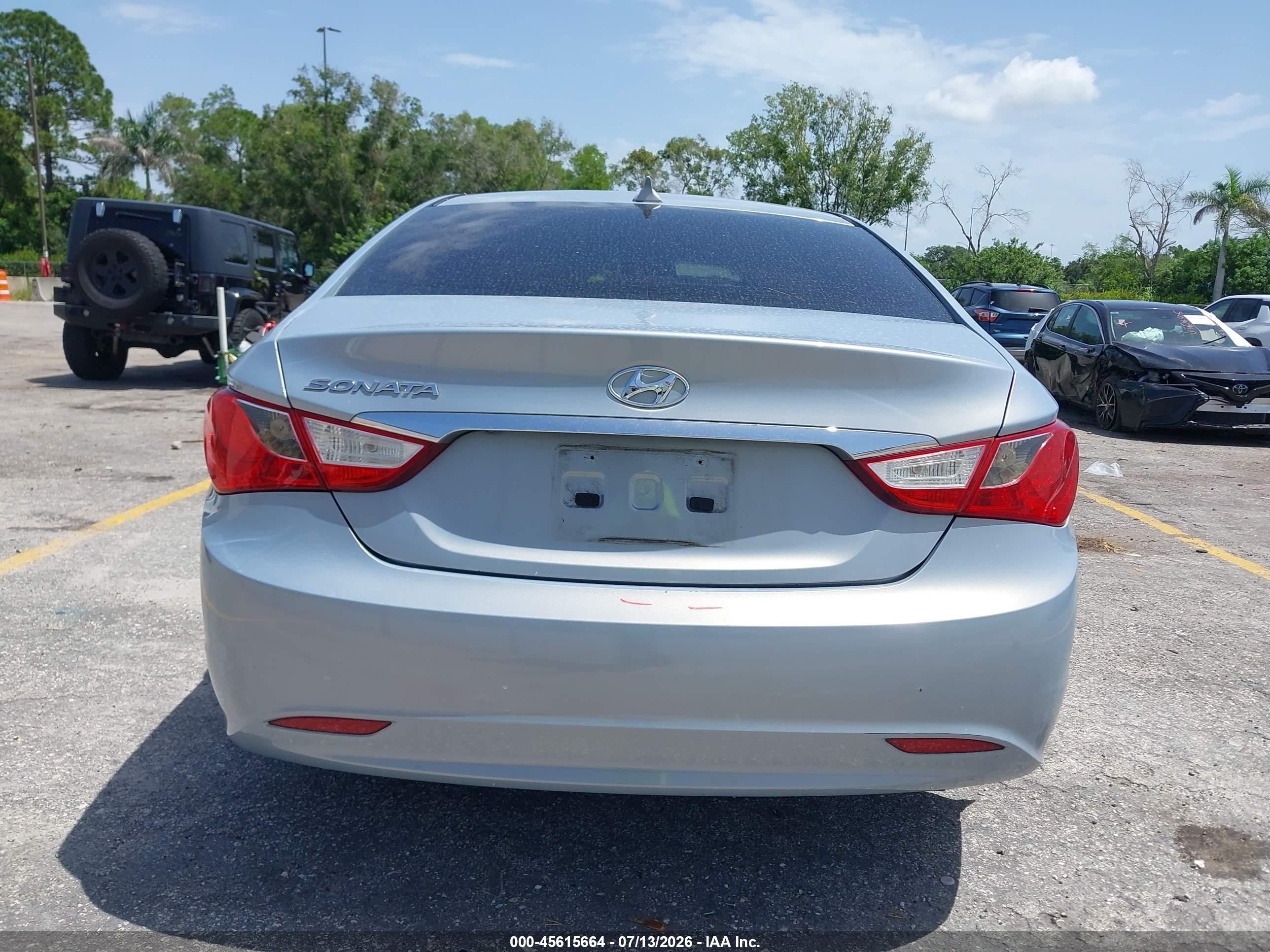 2013 Hyundai Sonata Gls Silver vin: 5NPEB4AC5DH616141
