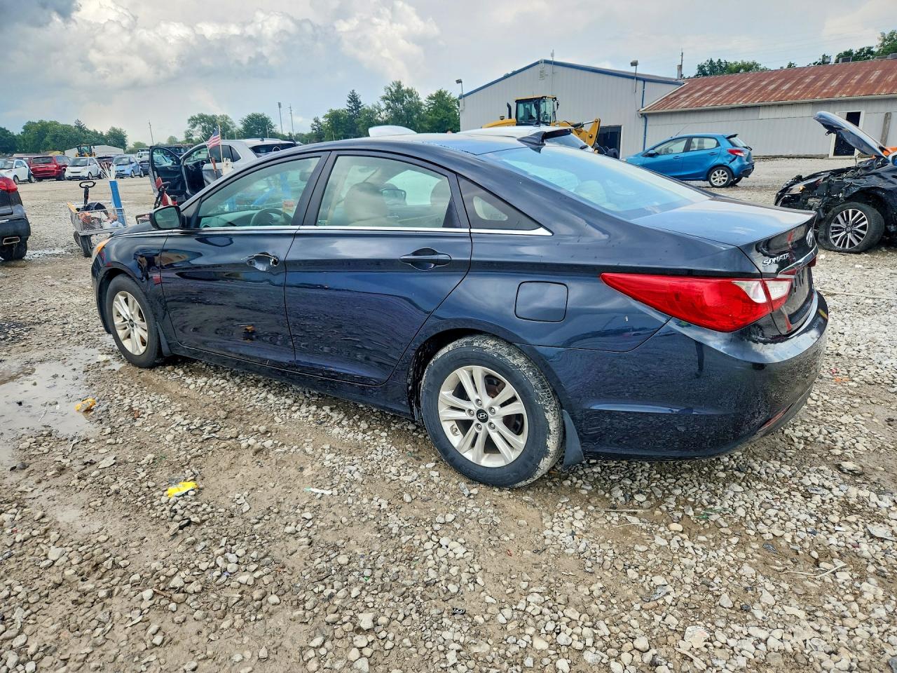 2013 Hyundai Sonata Gls Синий vin: 5NPEB4AC5DH634722