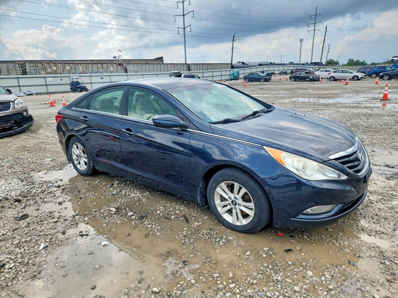 2013 Hyundai Sonata Gls Синий vin: 5NPEB4AC5DH634722