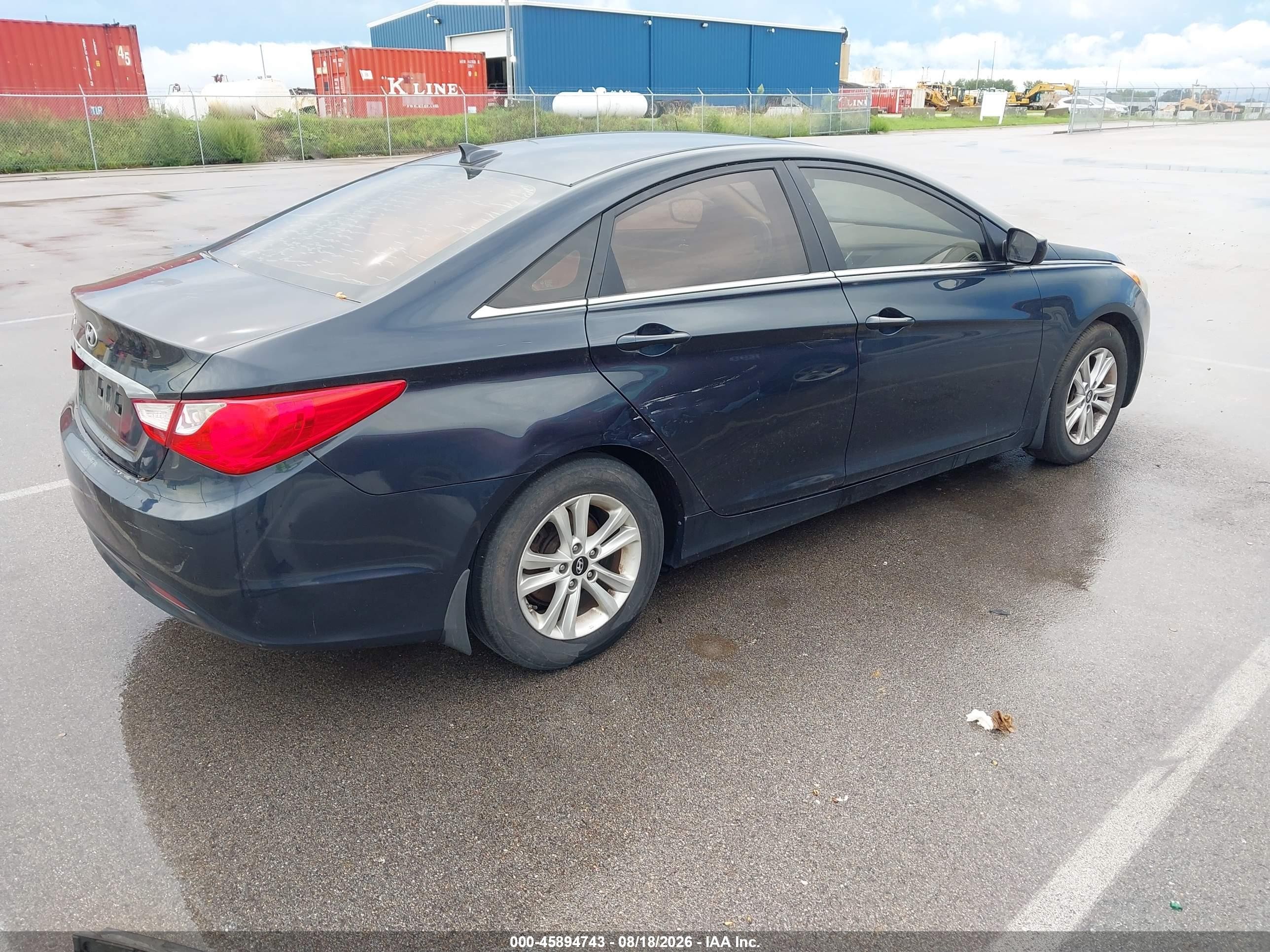 2013 Hyundai Sonata Gls Dark Blue vin: 5NPEB4AC5DH637331