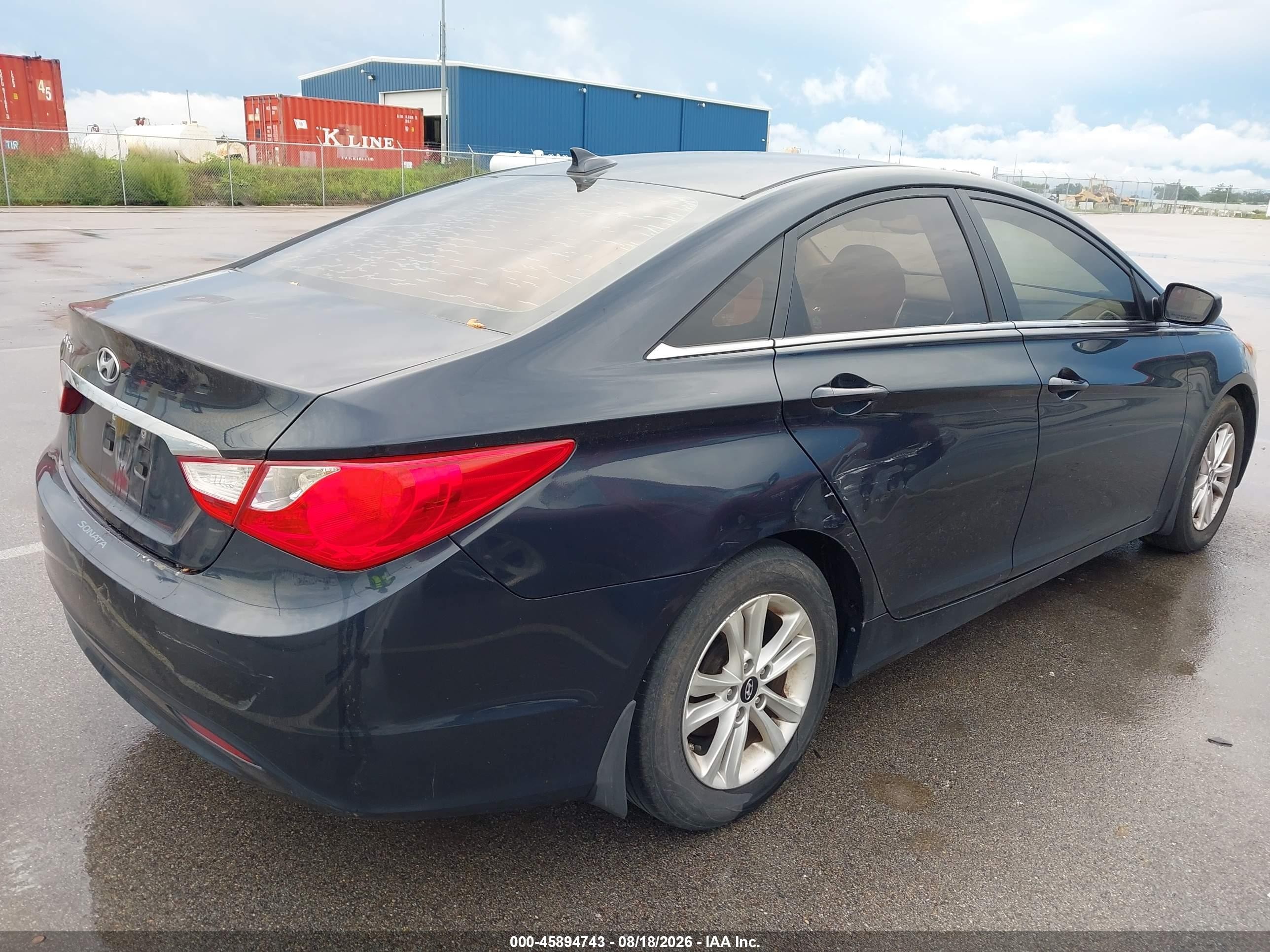 2013 Hyundai Sonata Gls Dark Blue vin: 5NPEB4AC5DH637331