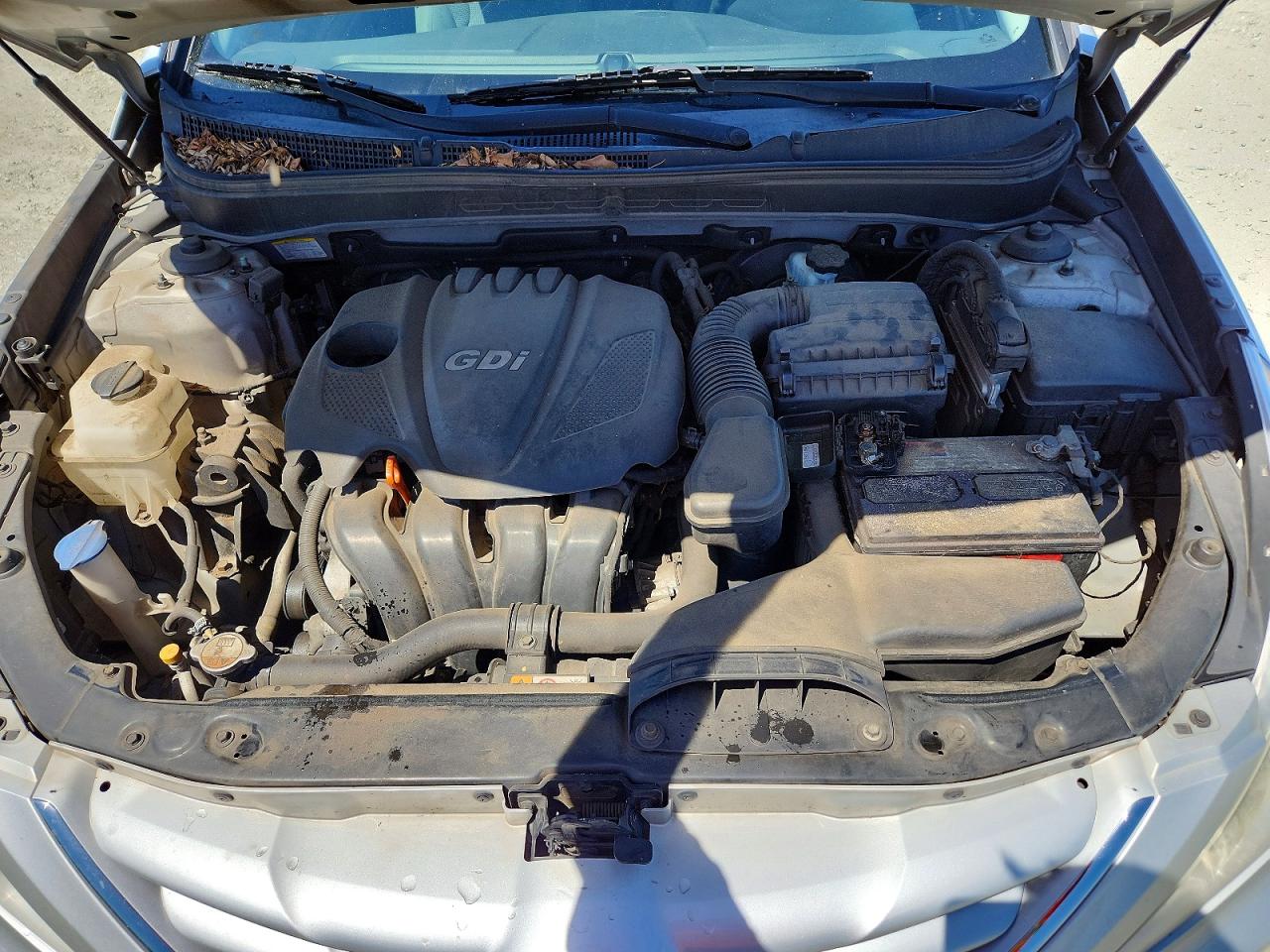 2013 Hyundai Sonata Gls Silver vin: 5NPEB4AC5DH637927
