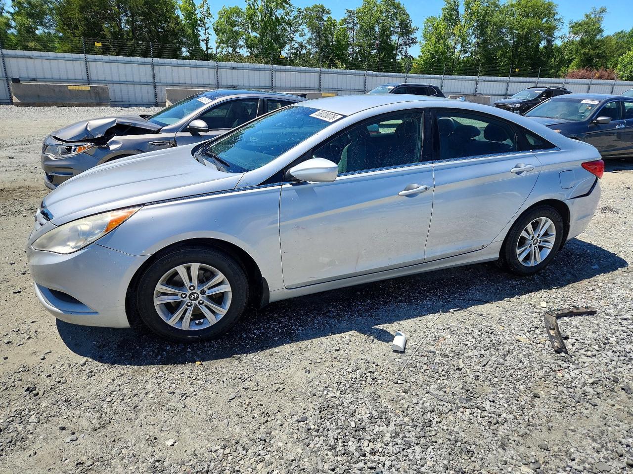 2013 Hyundai Sonata Gls Silver vin: 5NPEB4AC5DH637927