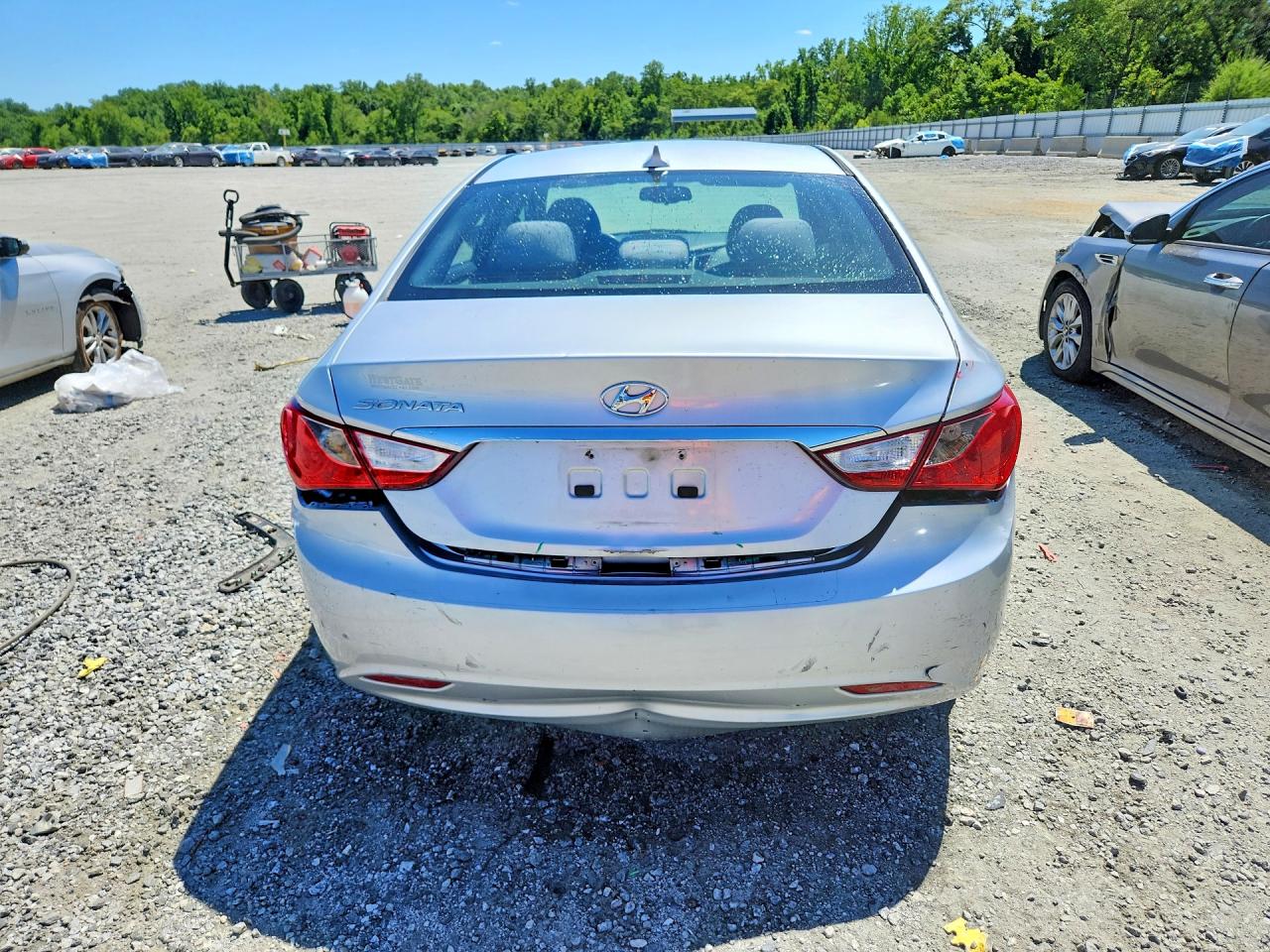 2013 Hyundai Sonata Gls Silver vin: 5NPEB4AC5DH637927
