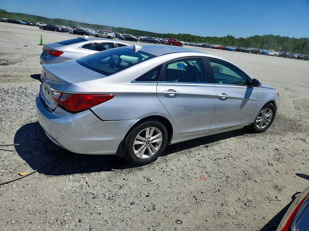 2013 Hyundai Sonata Gls Silver vin: 5NPEB4AC5DH637927