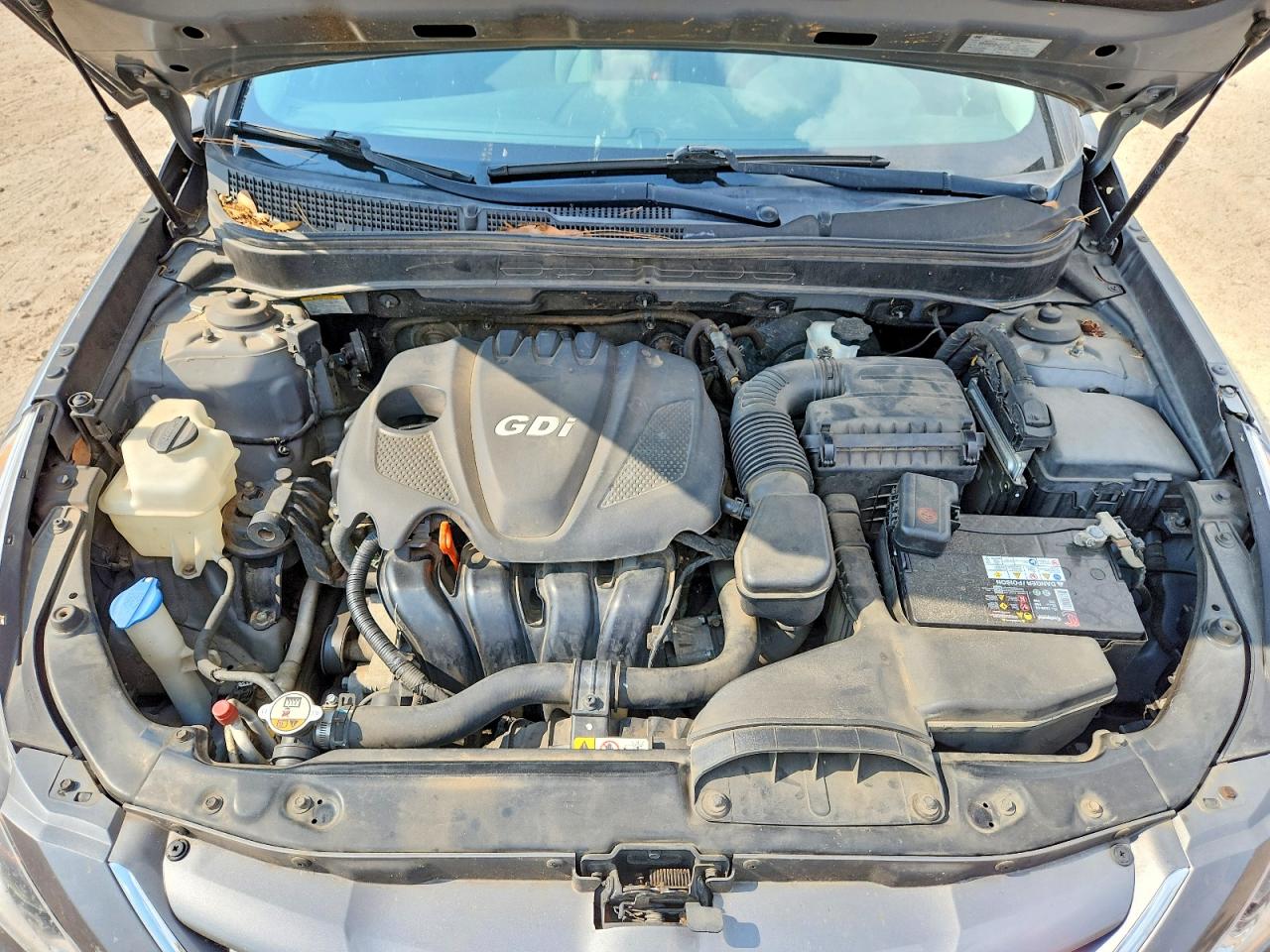 2013 Hyundai Sonata Gls Gray vin: 5NPEB4AC5DH649589