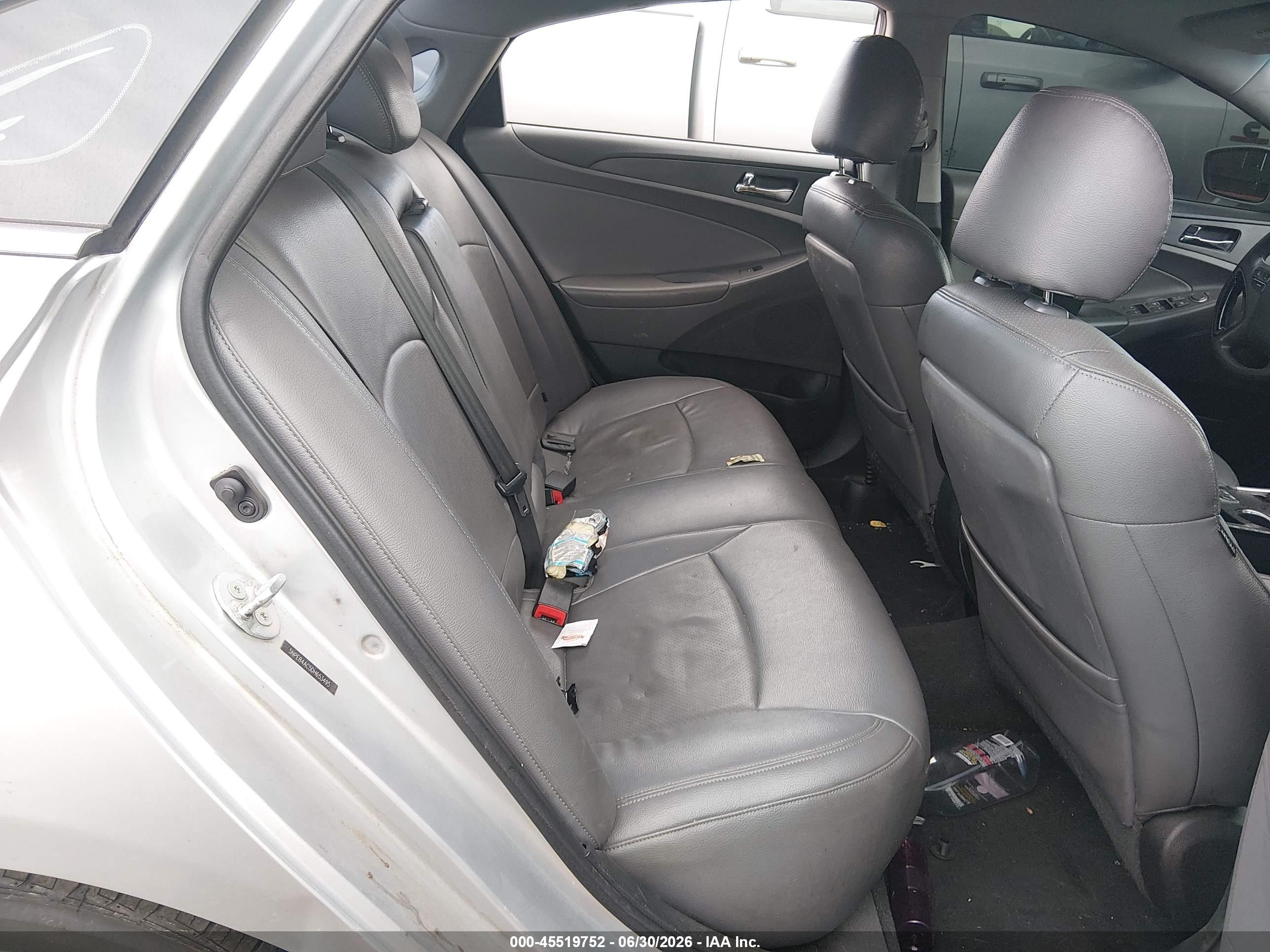 2013 Hyundai Sonata Gls Серый vin: 5NPEB4AC5DH653495