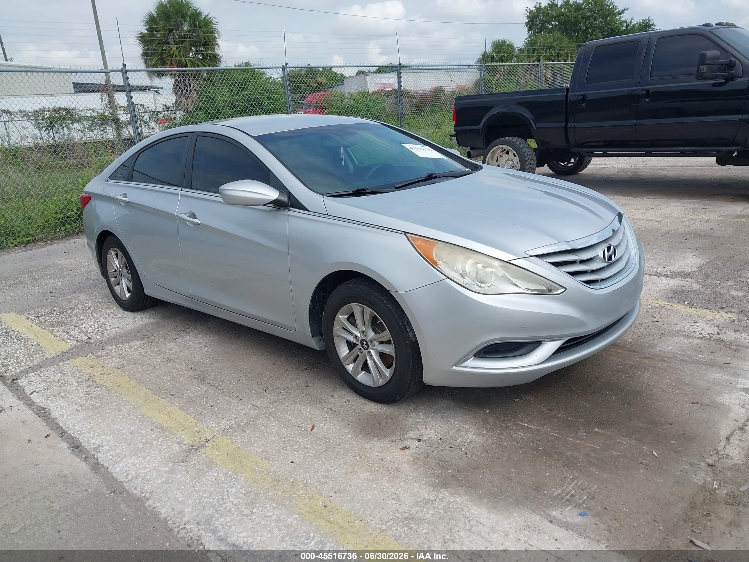 2013 Hyundai Sonata Gls Silver vin: 5NPEB4AC5DH654887