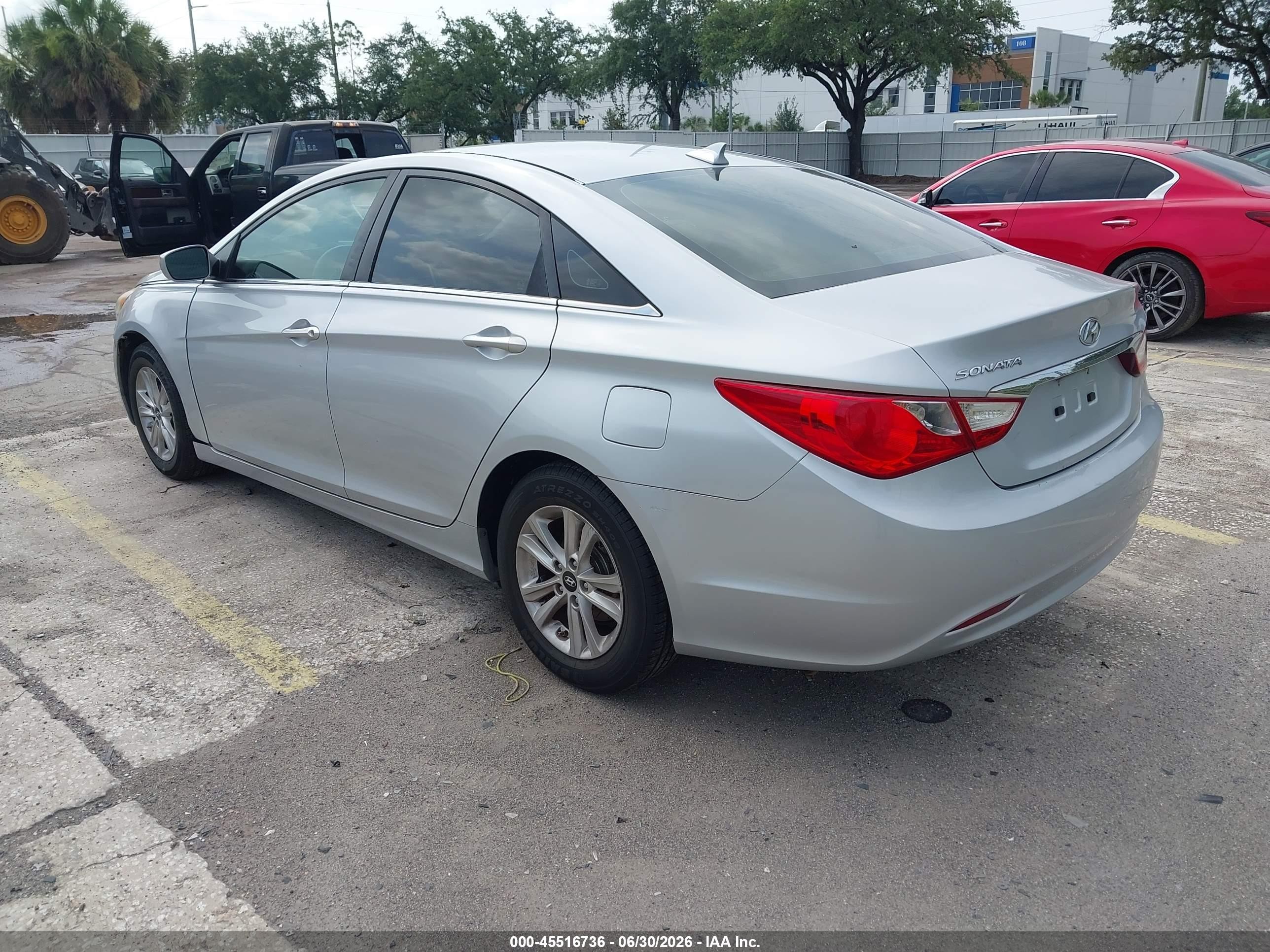 2013 Hyundai Sonata Gls Silver vin: 5NPEB4AC5DH654887