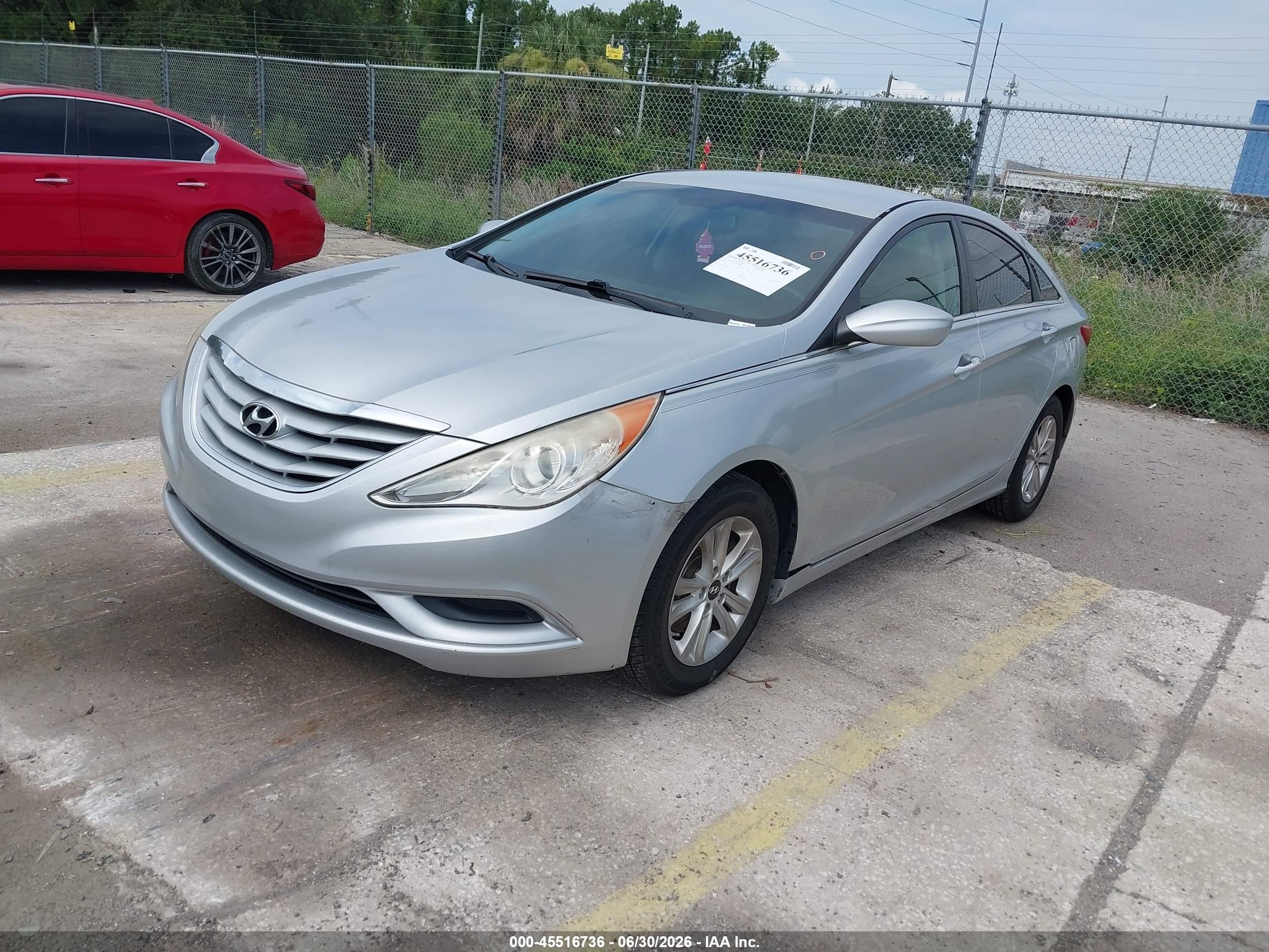 2013 Hyundai Sonata Gls Silver vin: 5NPEB4AC5DH654887