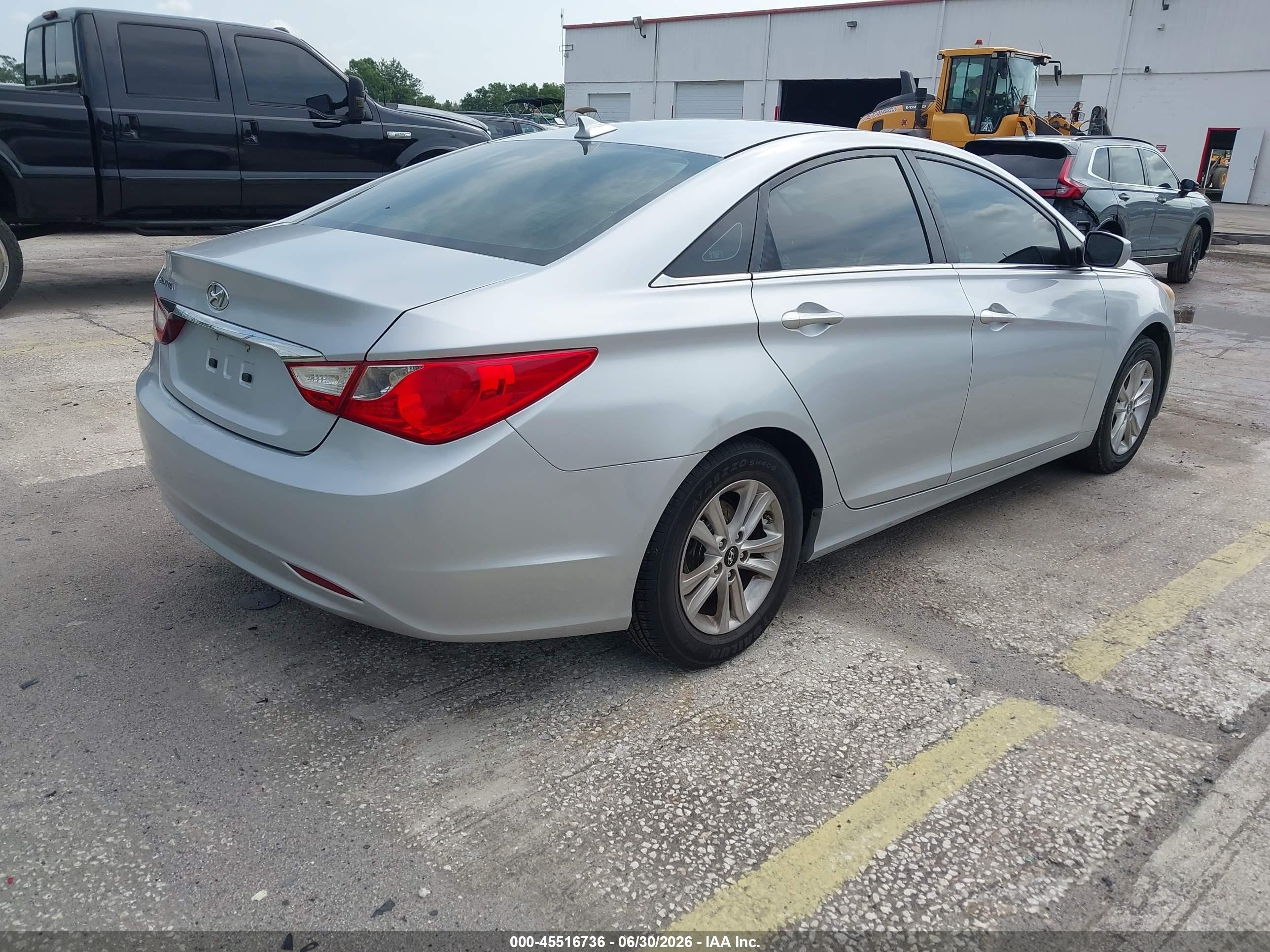 2013 Hyundai Sonata Gls Silver vin: 5NPEB4AC5DH654887