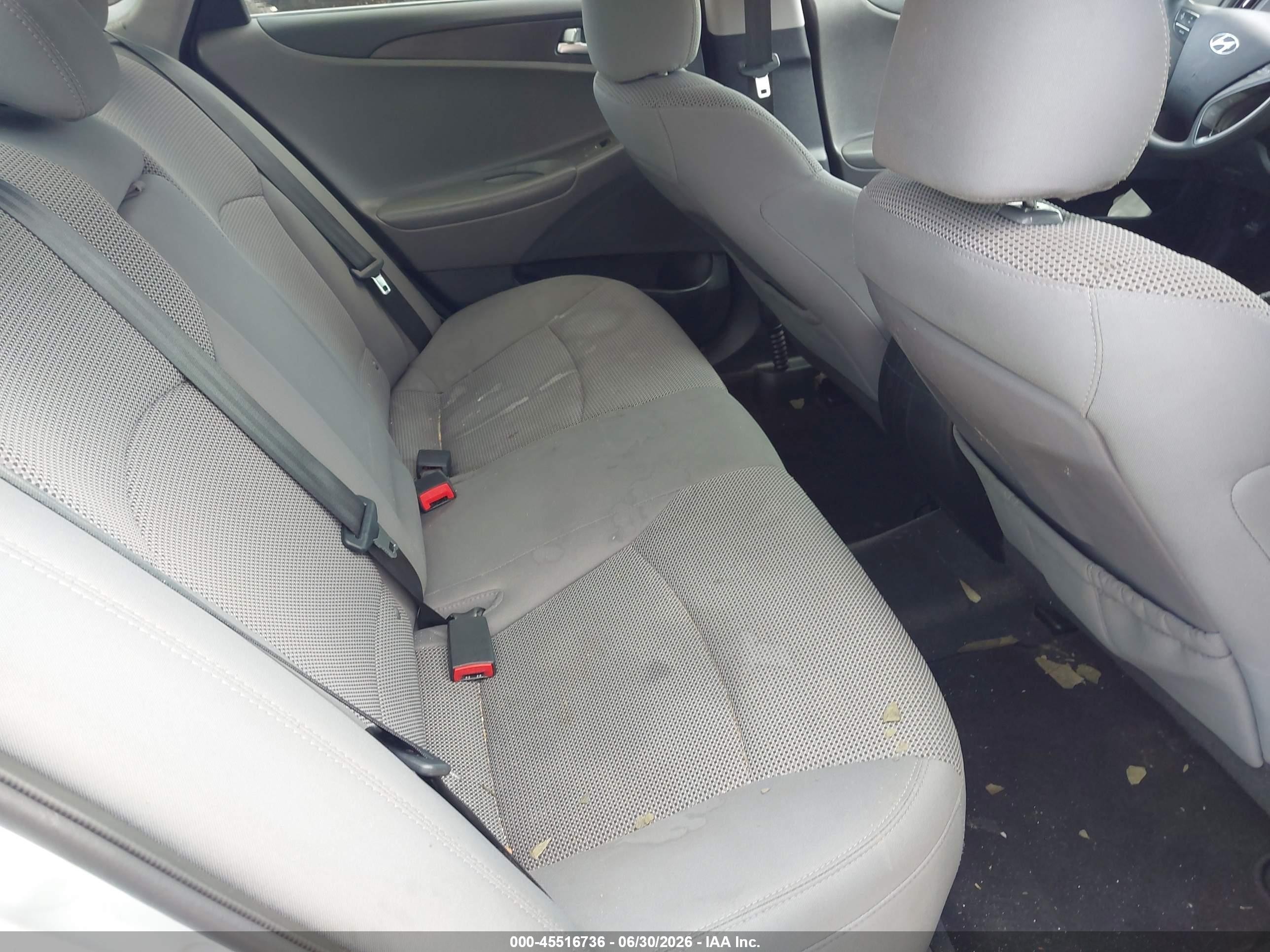2013 Hyundai Sonata Gls Silver vin: 5NPEB4AC5DH654887