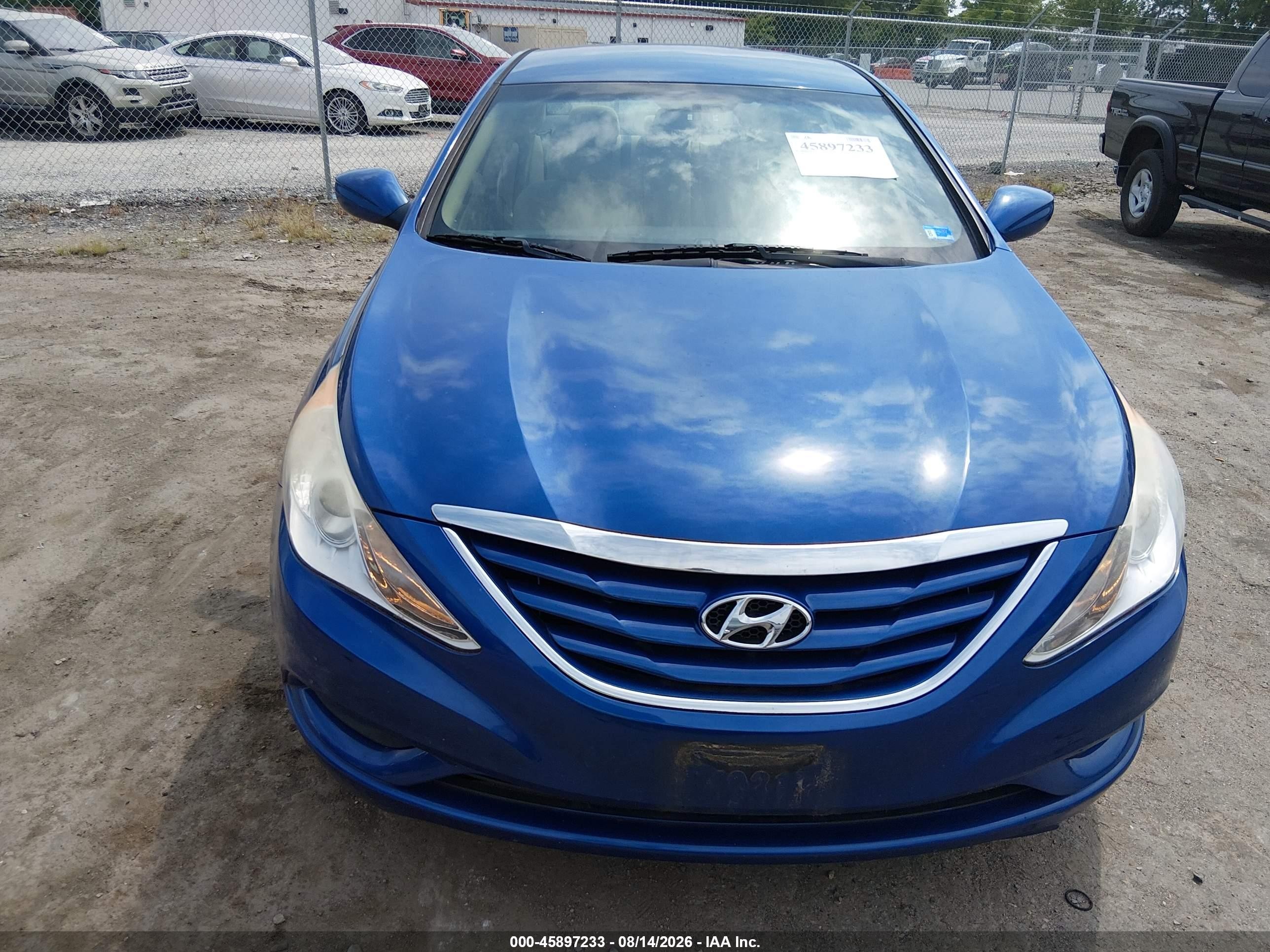 2013 Hyundai Sonata Gls Blue vin: 5NPEB4AC5DH659166