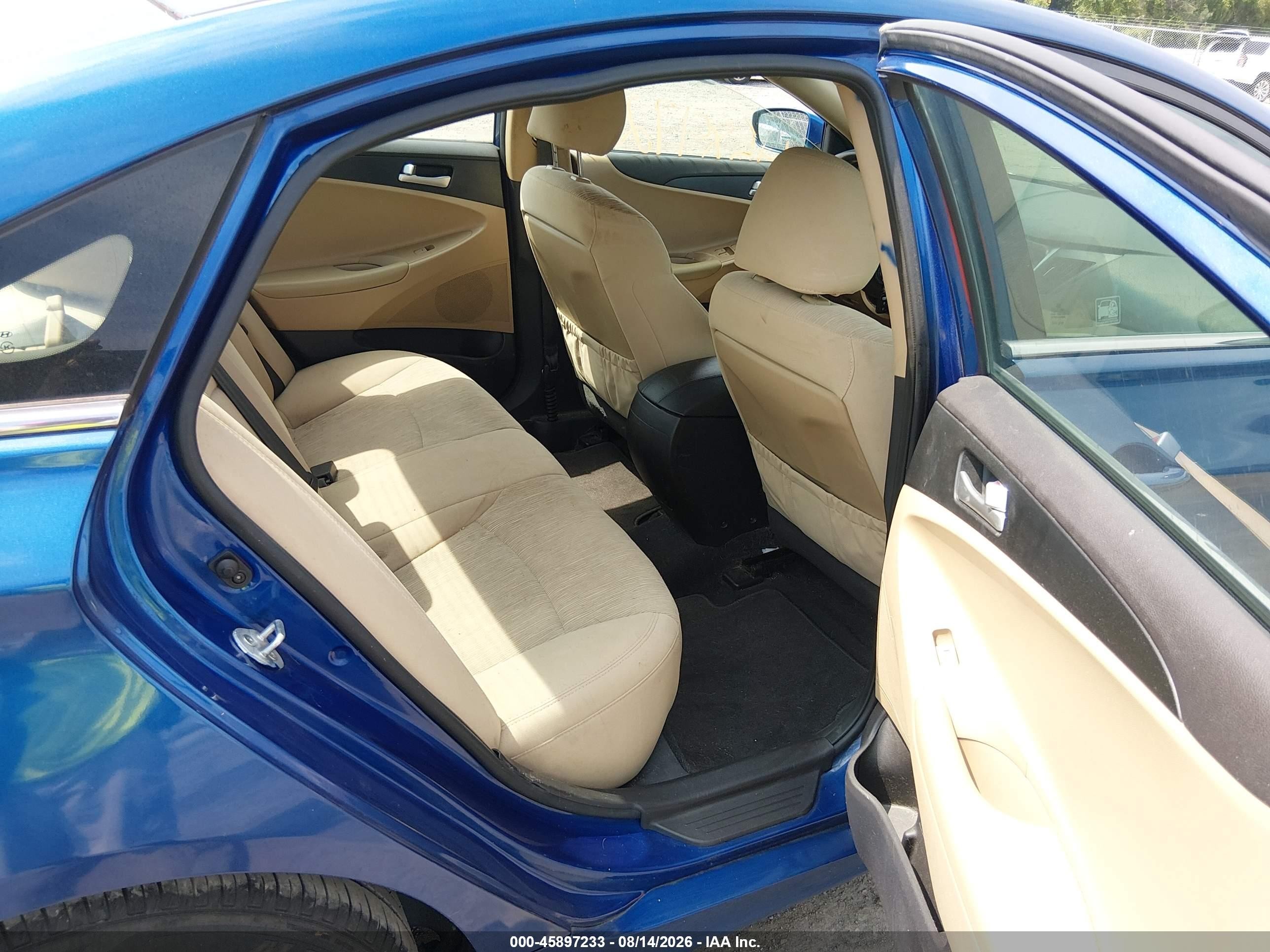 2013 Hyundai Sonata Gls Blue vin: 5NPEB4AC5DH659166