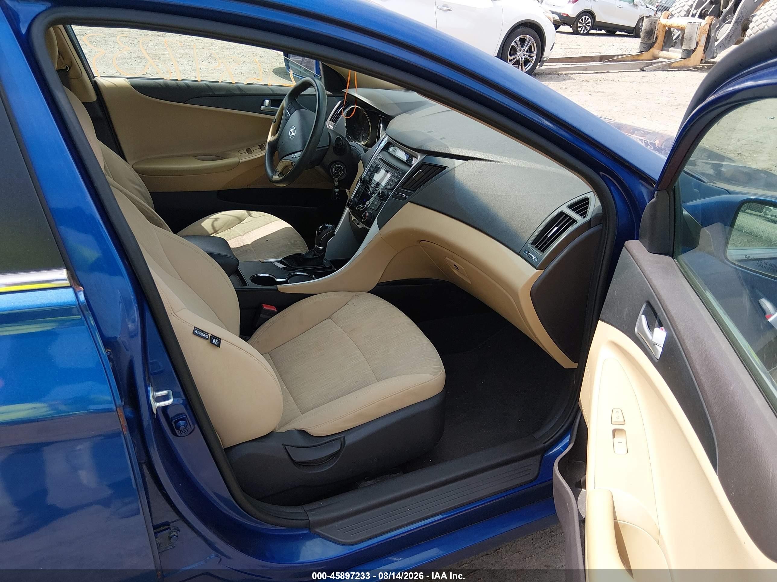 2013 Hyundai Sonata Gls Blue vin: 5NPEB4AC5DH659166