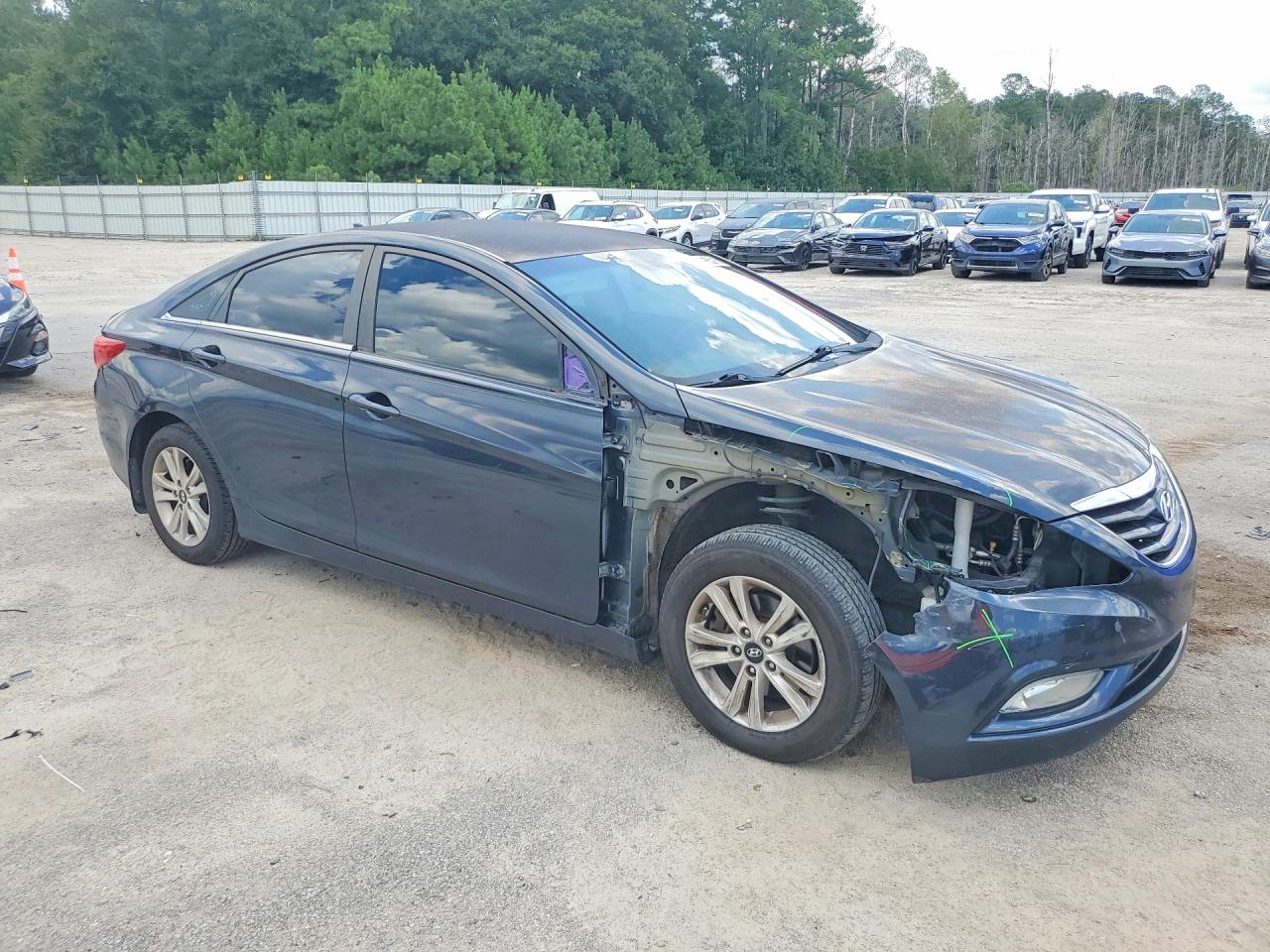 2013 Hyundai Sonata Gls Charcoal vin: 5NPEB4AC5DH659359
