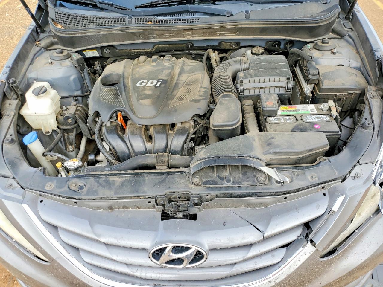 2013 Hyundai Sonata Gls Gray vin: 5NPEB4AC5DH665064