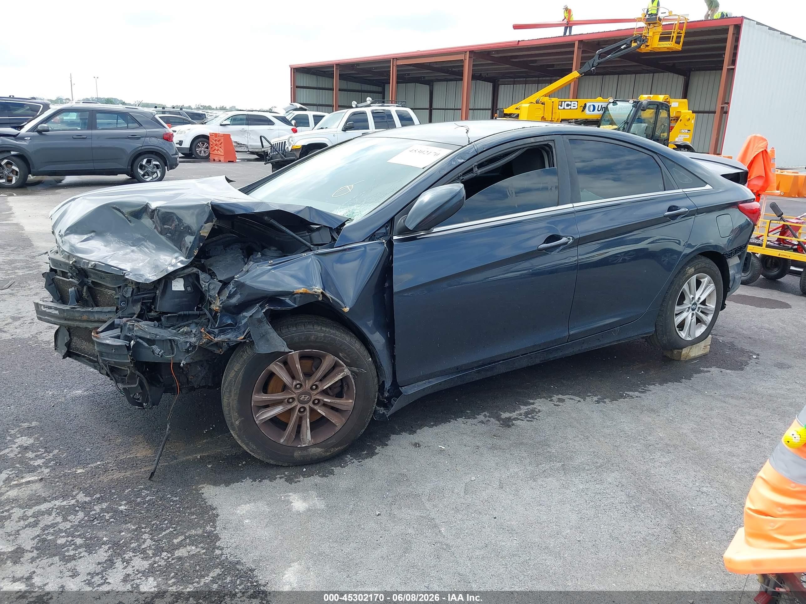2013 Hyundai Sonata Gls Dark Blue vin: 5NPEB4AC5DH666604