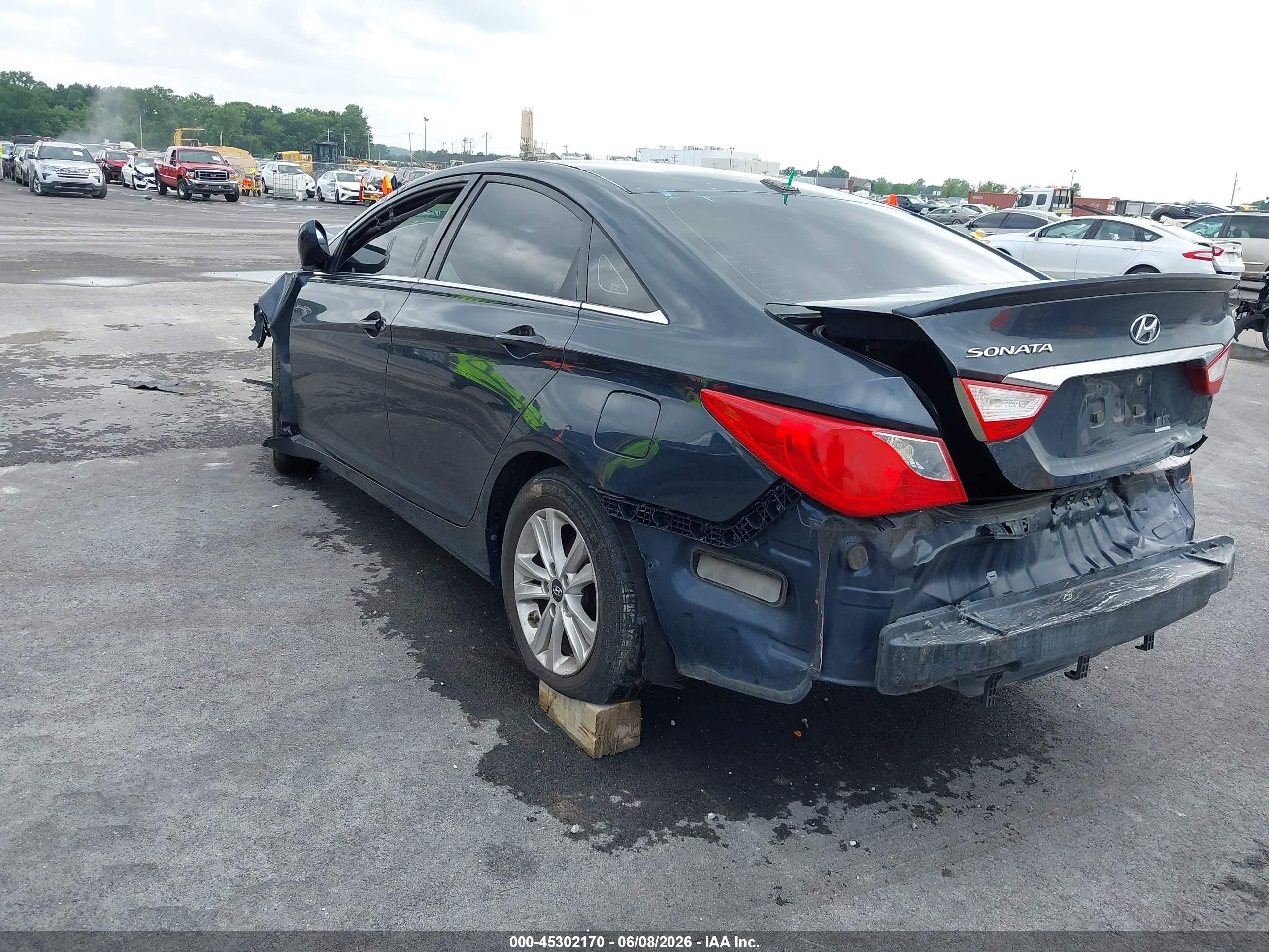 2013 Hyundai Sonata Gls Dark Blue vin: 5NPEB4AC5DH666604