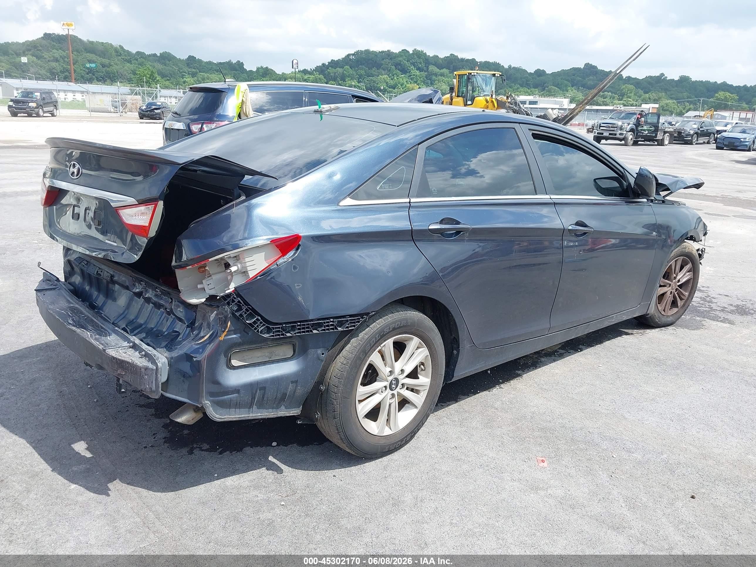 2013 Hyundai Sonata Gls Dark Blue vin: 5NPEB4AC5DH666604