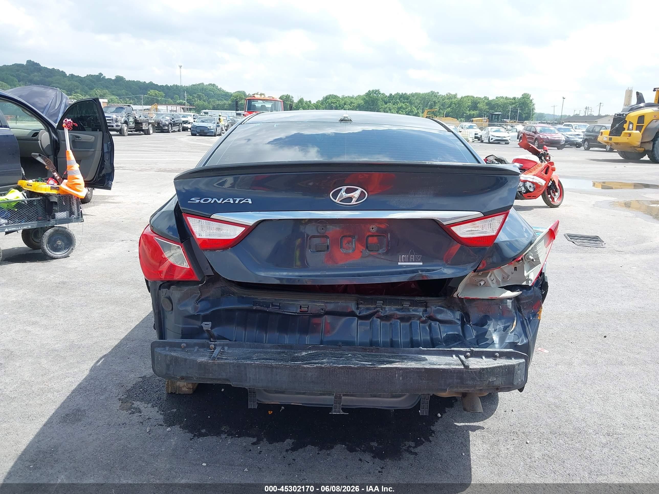 2013 Hyundai Sonata Gls Dark Blue vin: 5NPEB4AC5DH666604