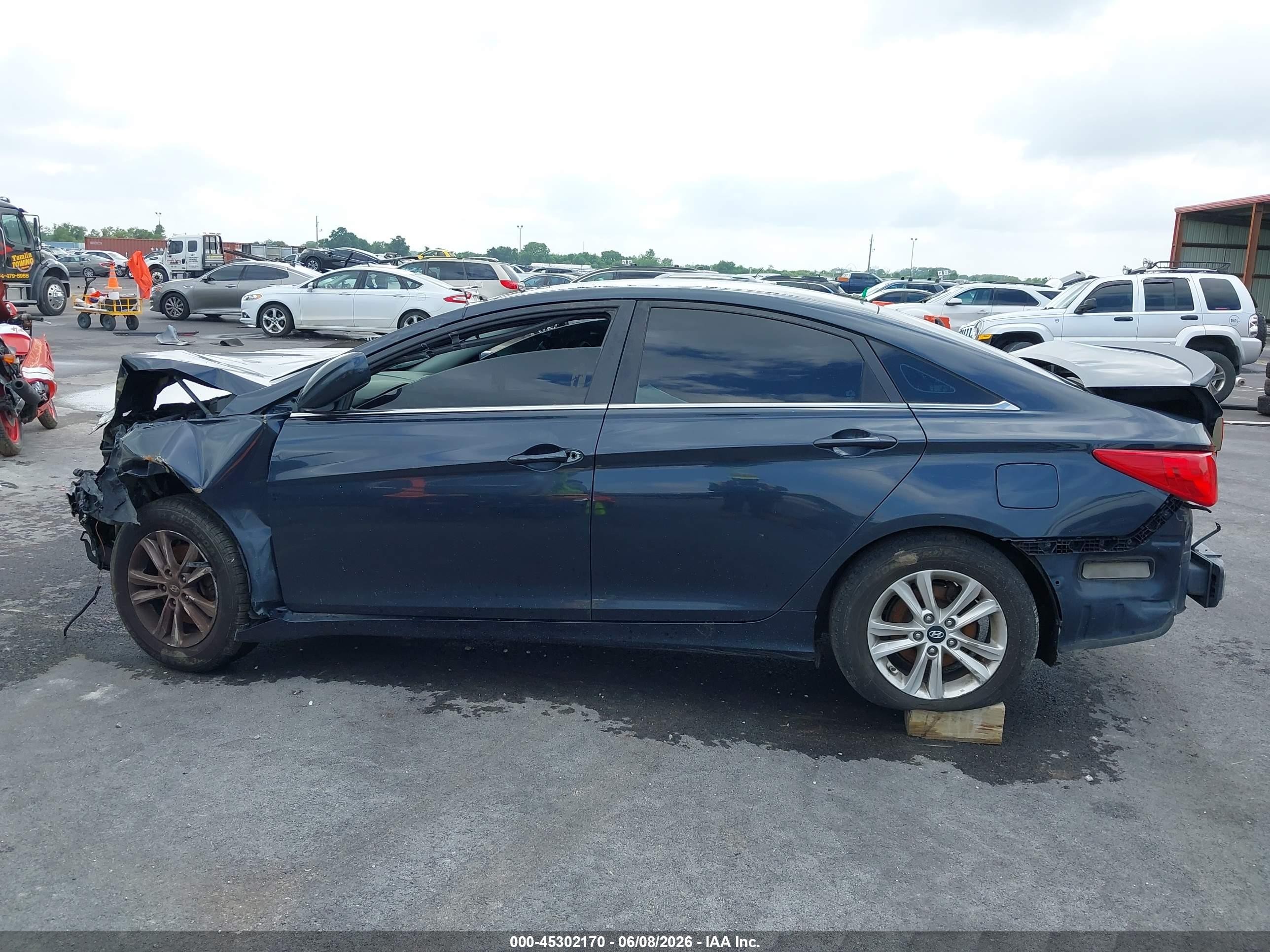 2013 Hyundai Sonata Gls Dark Blue vin: 5NPEB4AC5DH666604