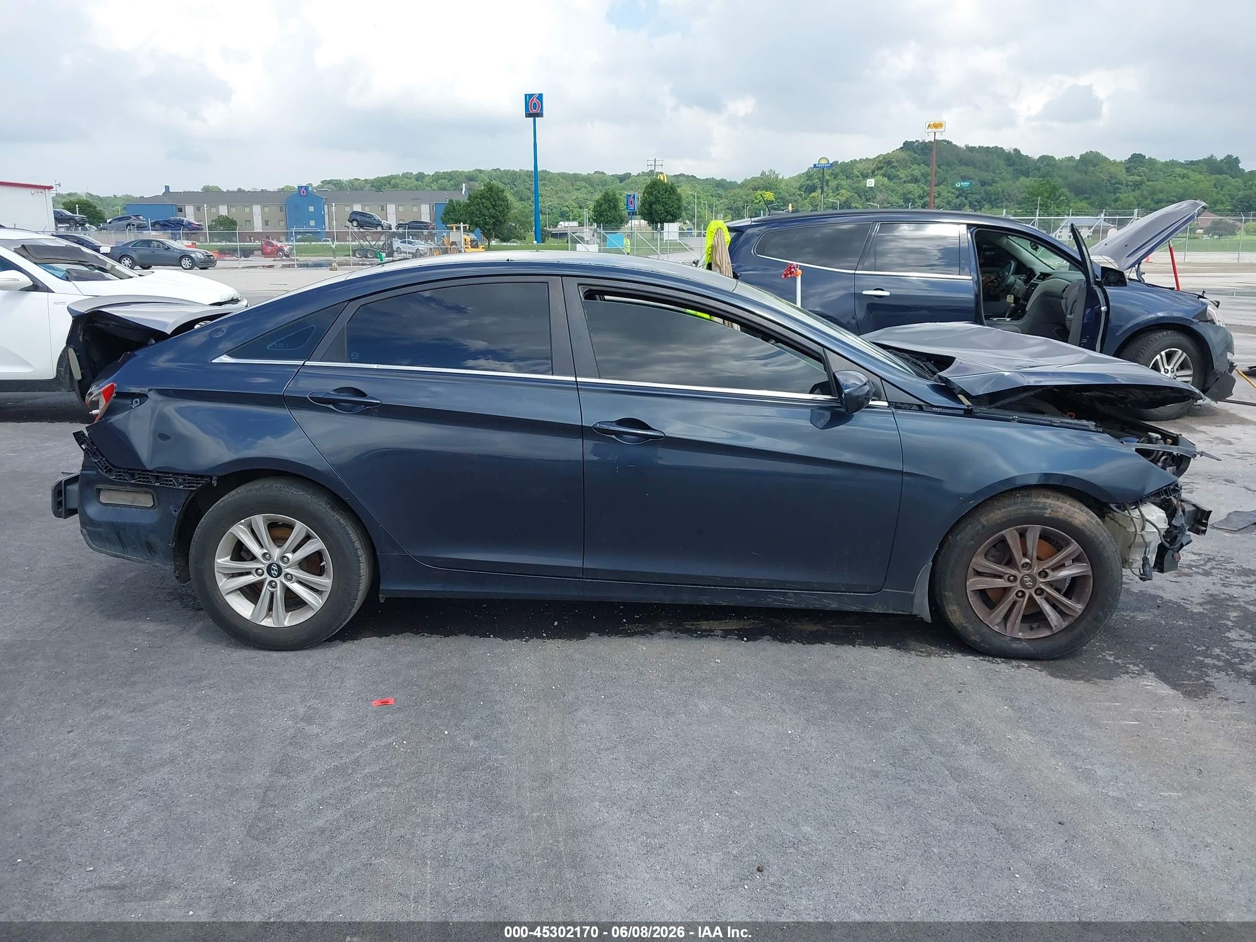 2013 Hyundai Sonata Gls Dark Blue vin: 5NPEB4AC5DH666604