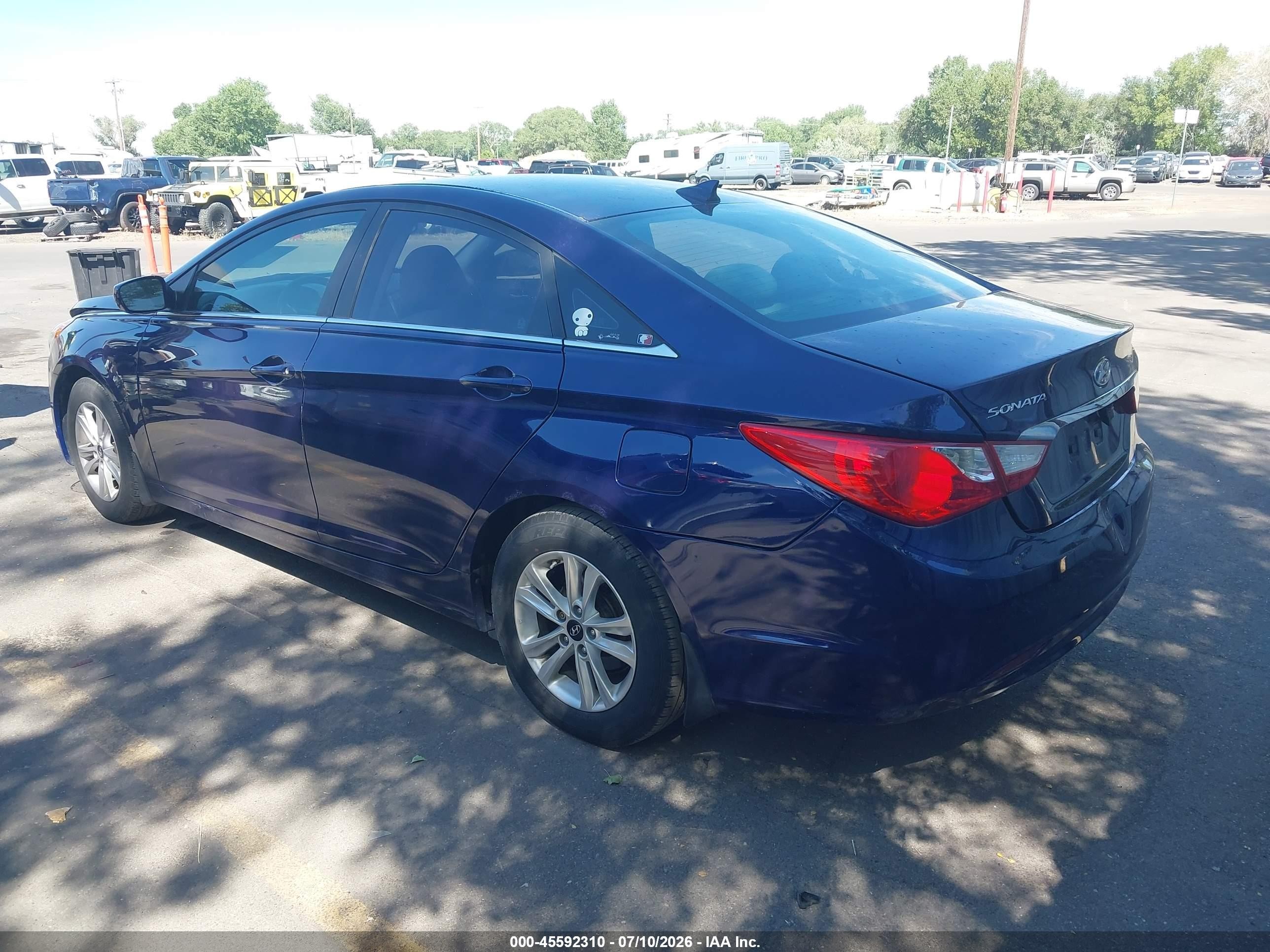 2013 Hyundai Sonata Gls Purple vin: 5NPEB4AC5DH669308