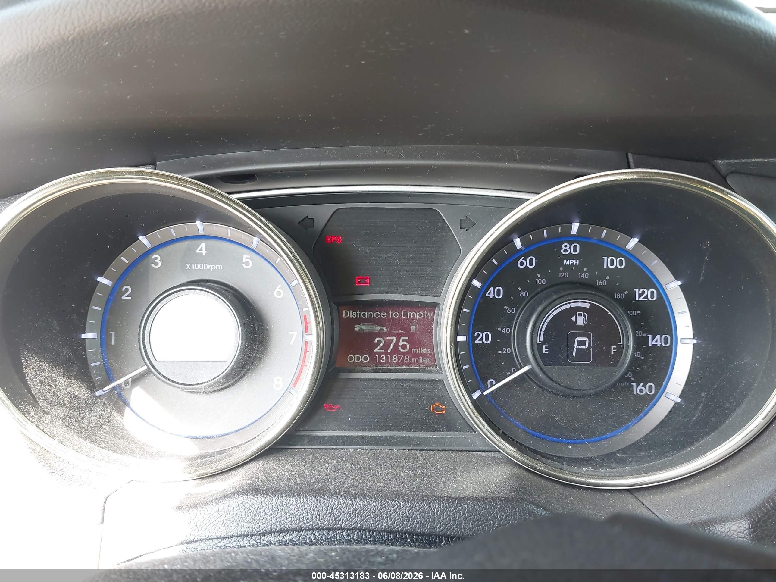 2013 Hyundai Sonata Gls White vin: 5NPEB4AC5DH672368