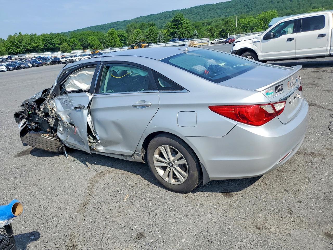 2013 Hyundai Sonata Gls Silver vin: 5NPEB4AC5DH678218